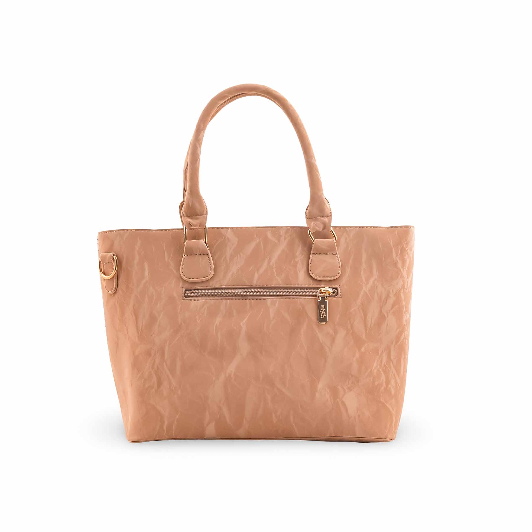 Beige Formal Shoulder Bag For Ladies P36452 - Image 4