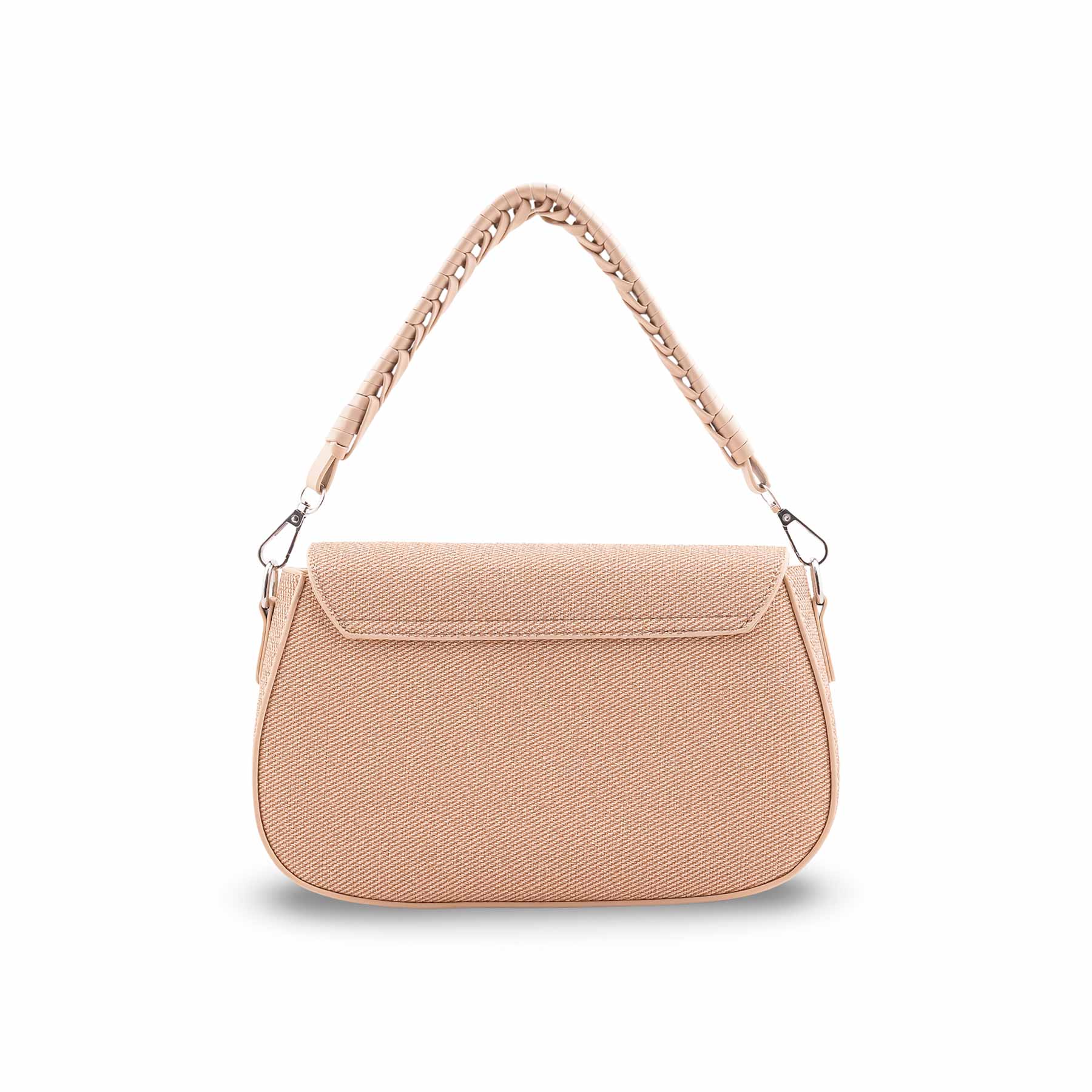 Beige Formal Shoulder Bag For Ladies P36456 - Image 4