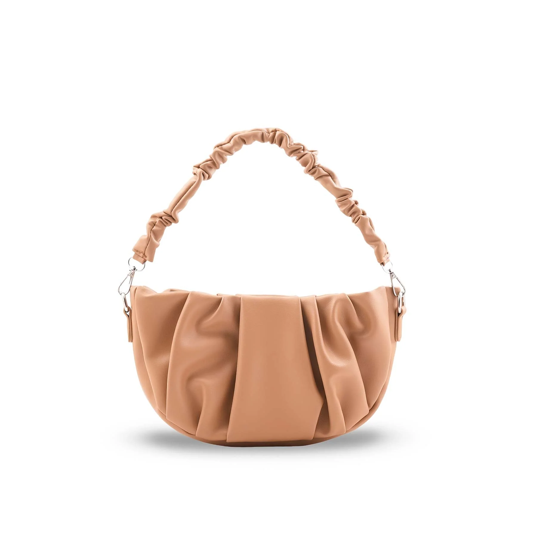 Beige Formal Shoulder Bag For Ladies P36481 - Image 4