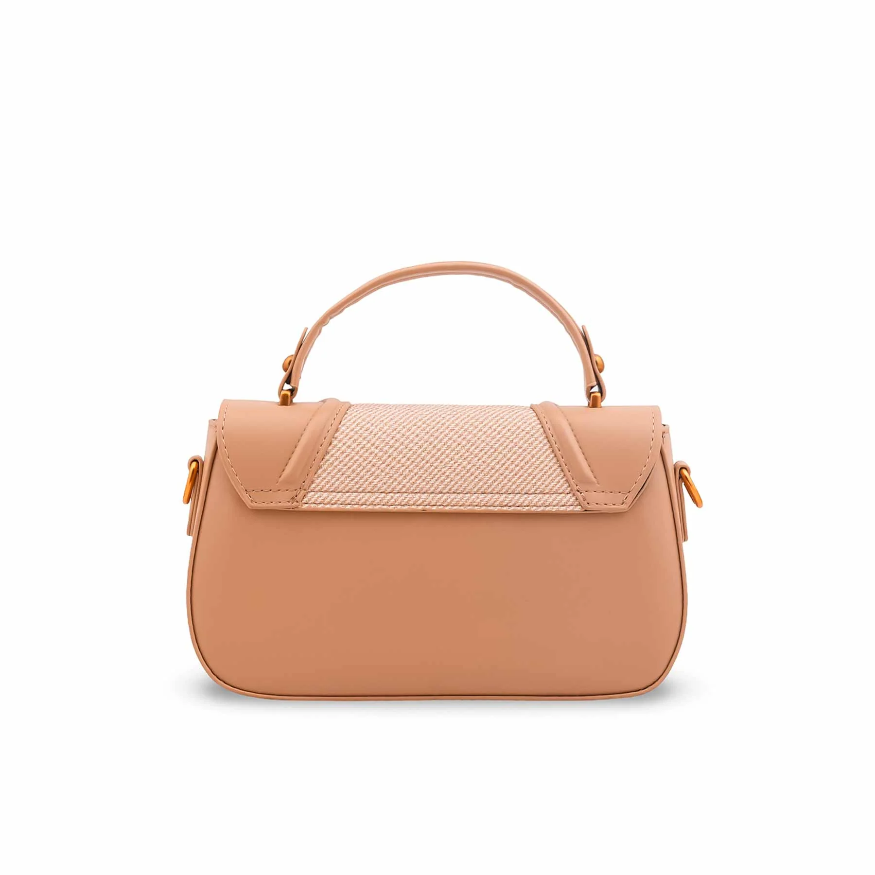 Beige Formal Shoulder Bag For Ladies P36586 - Image 4