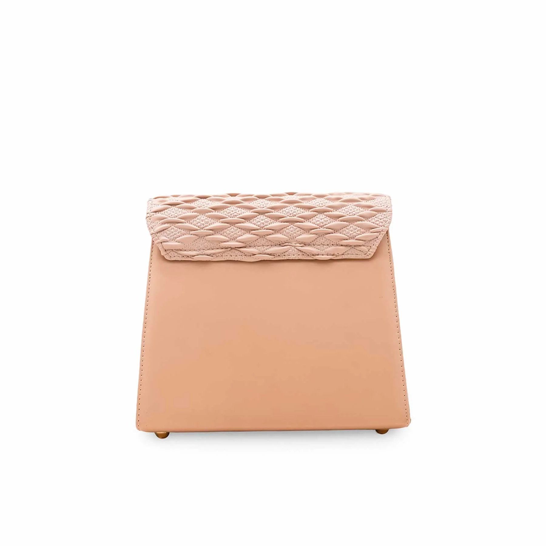 Beige Formal Shoulder Bag For Ladies P55857 - Image 4