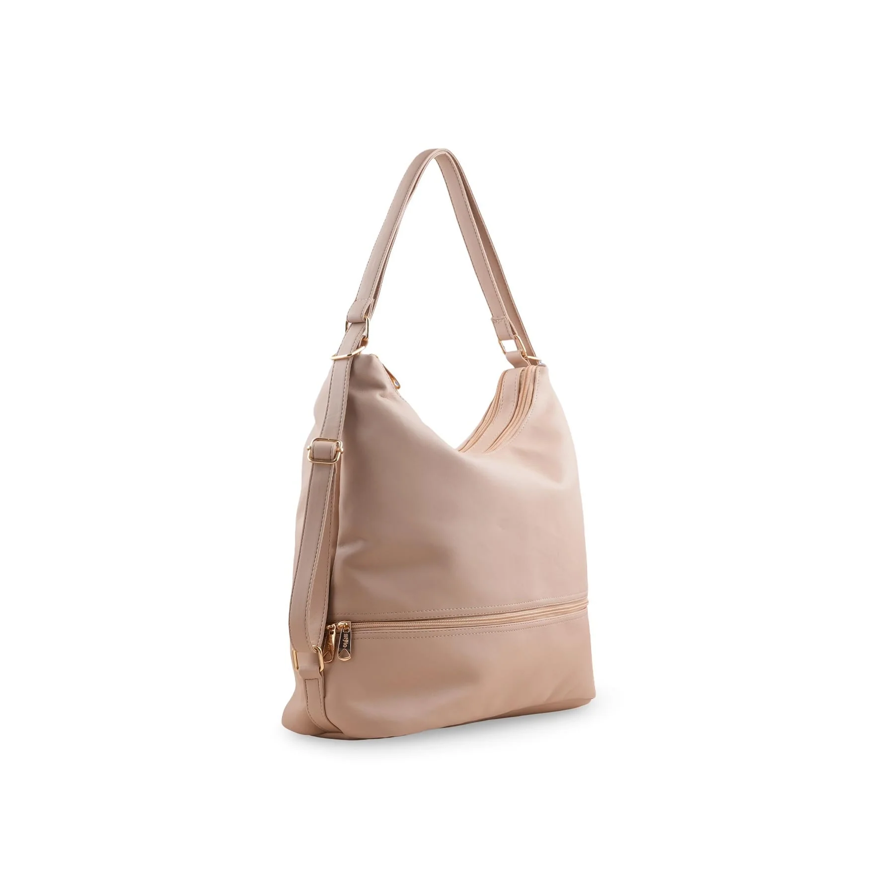 Beige Formal Shoulder Bag For Ladies P55891 - Image 3