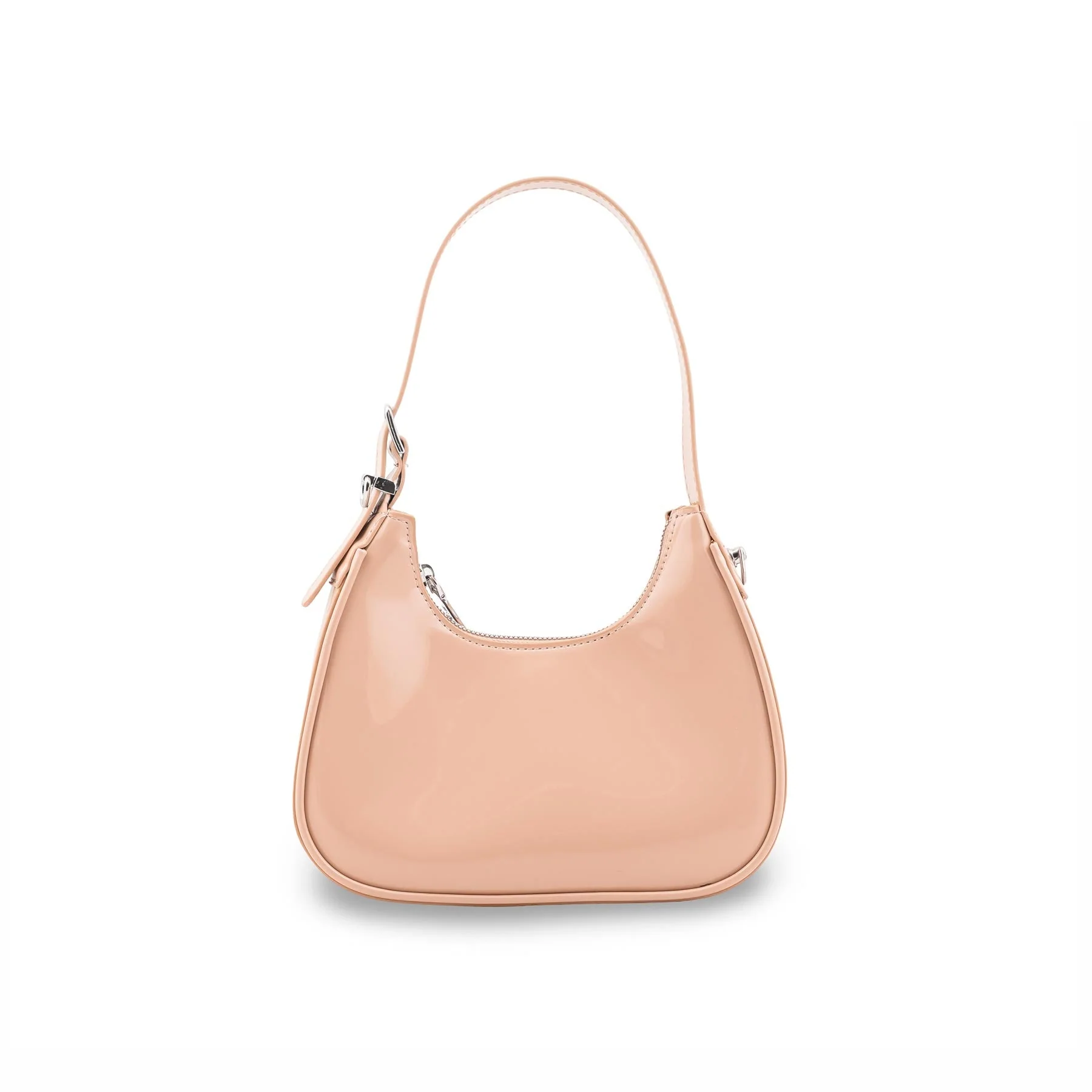 Beige Formal Shoulder Bag For Women P36486 - Image 4