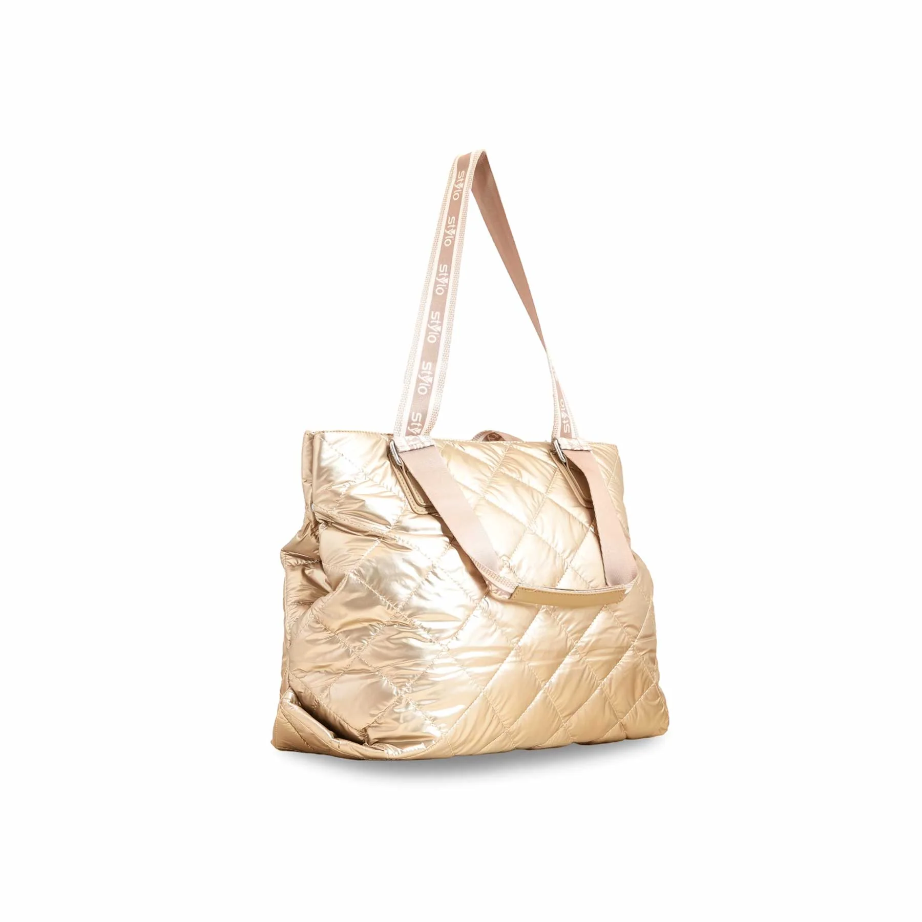 Beige Formal Shoulder Bag P36314 - Image 3
