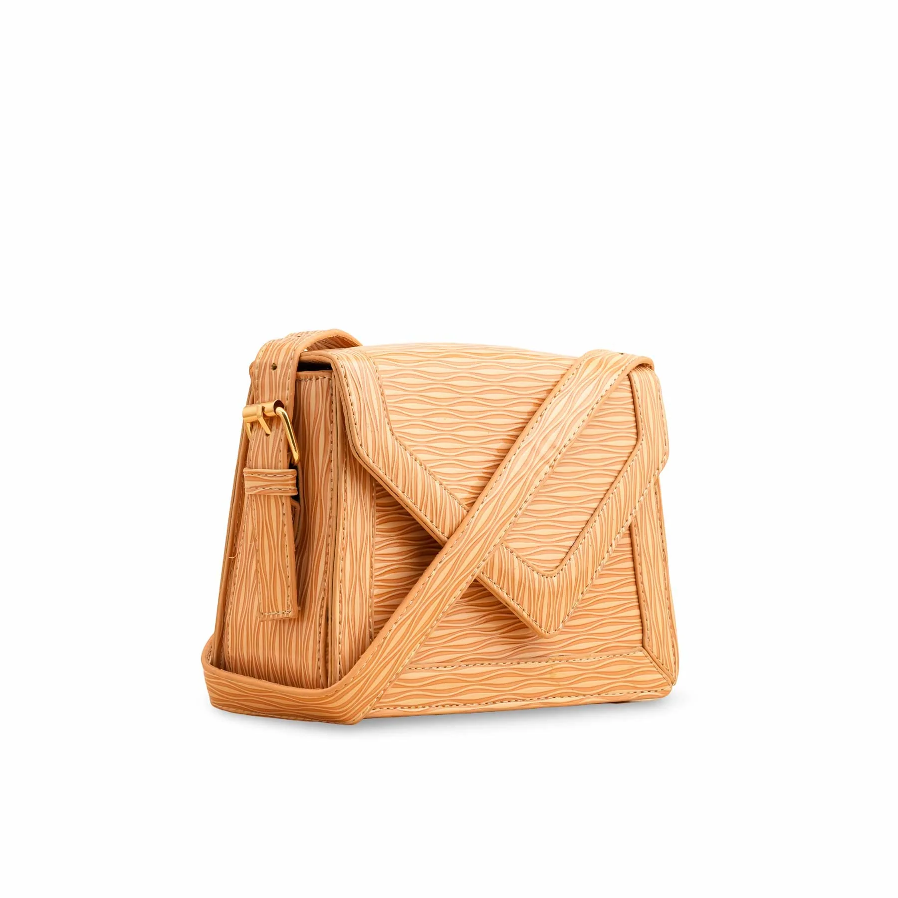 Beige Formal Shoulder Bag P55727 - Image 3