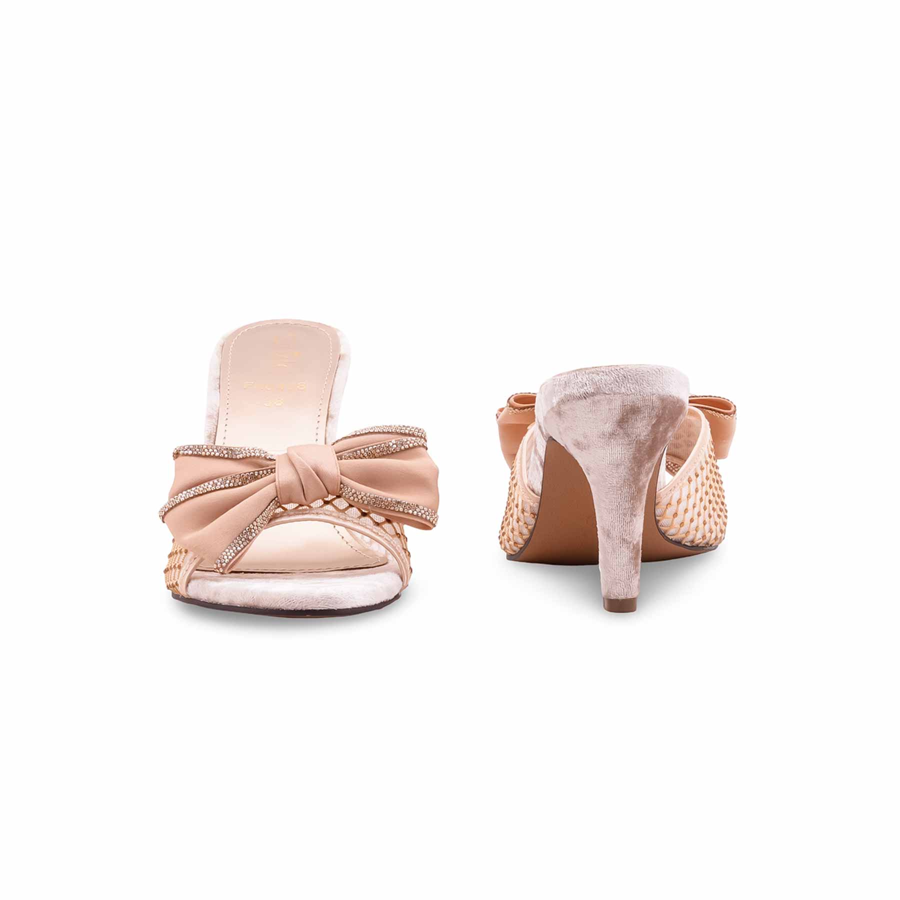 Beige Formal Slipper For Ladies FR8438 - Image 4