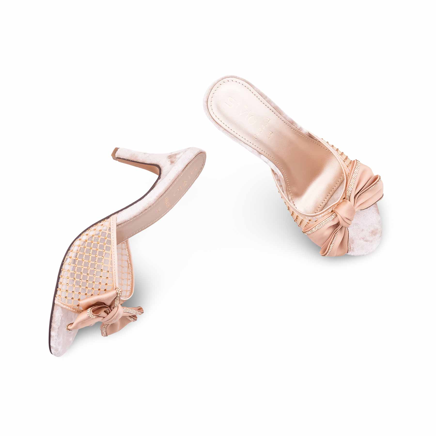 Beige Formal Slipper For Ladies FR8438 - Image 5