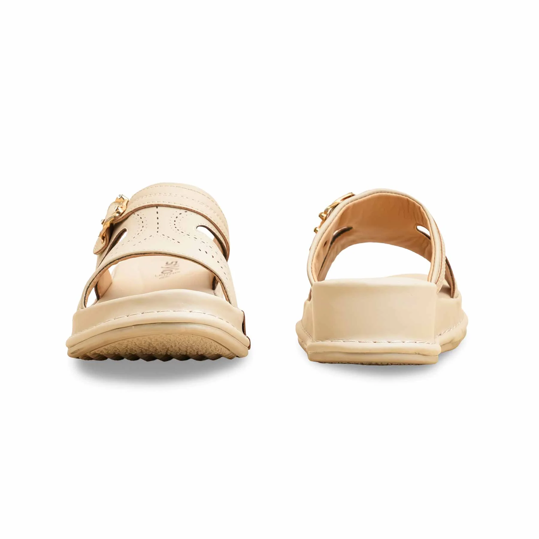 Beige Formal Slipper For Ladies LPU702 - Image 4