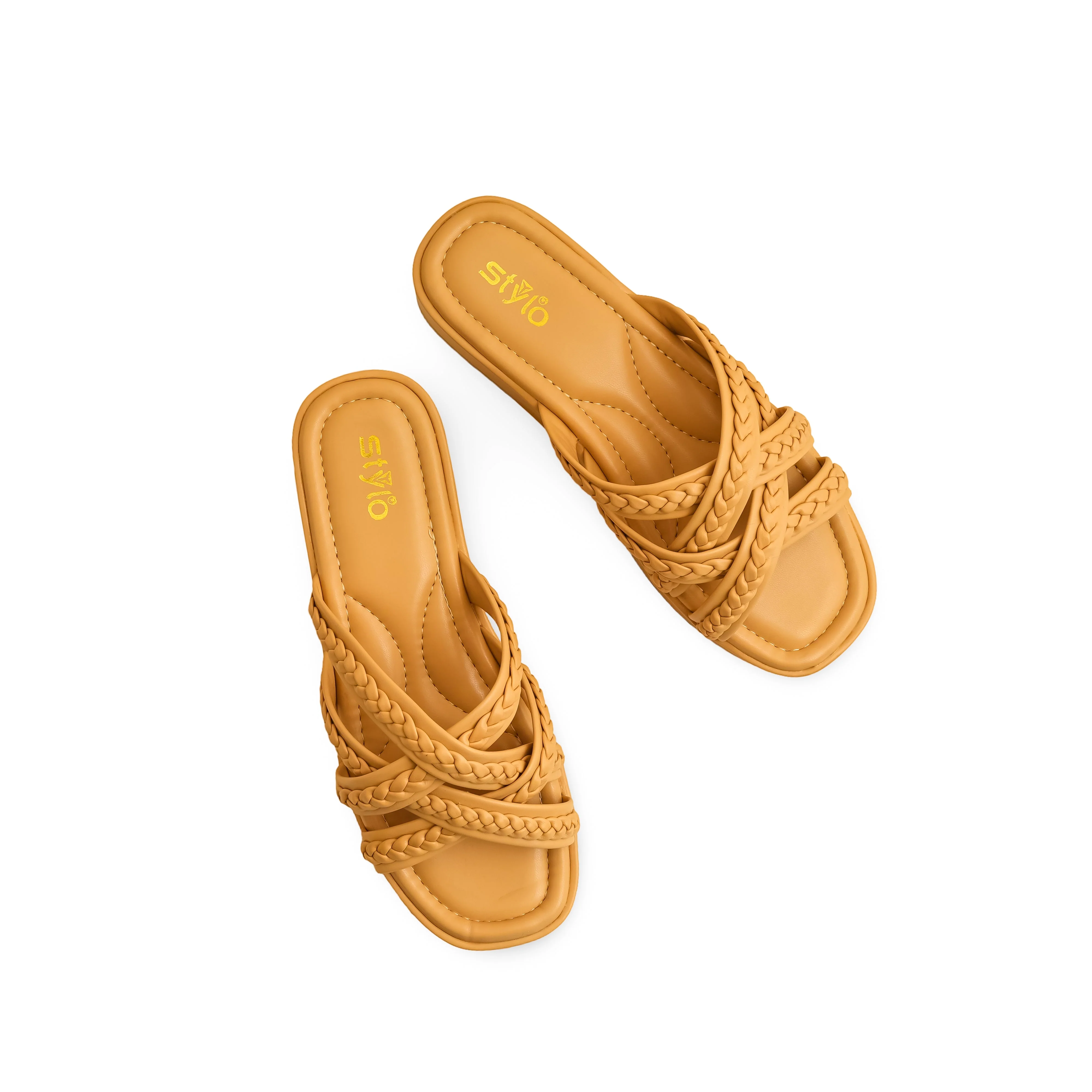 Beige Formal Slipper For Ladies PU0475 - Image 5