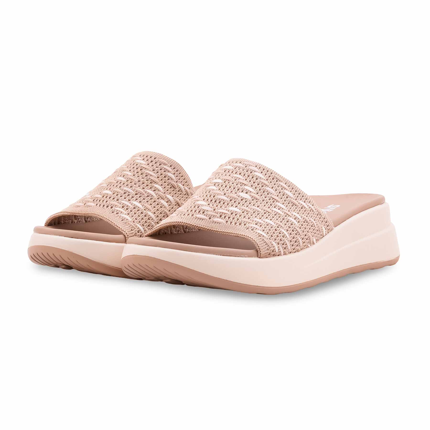 Beige Formal Slipper For Ladies PU0795 - Image 3