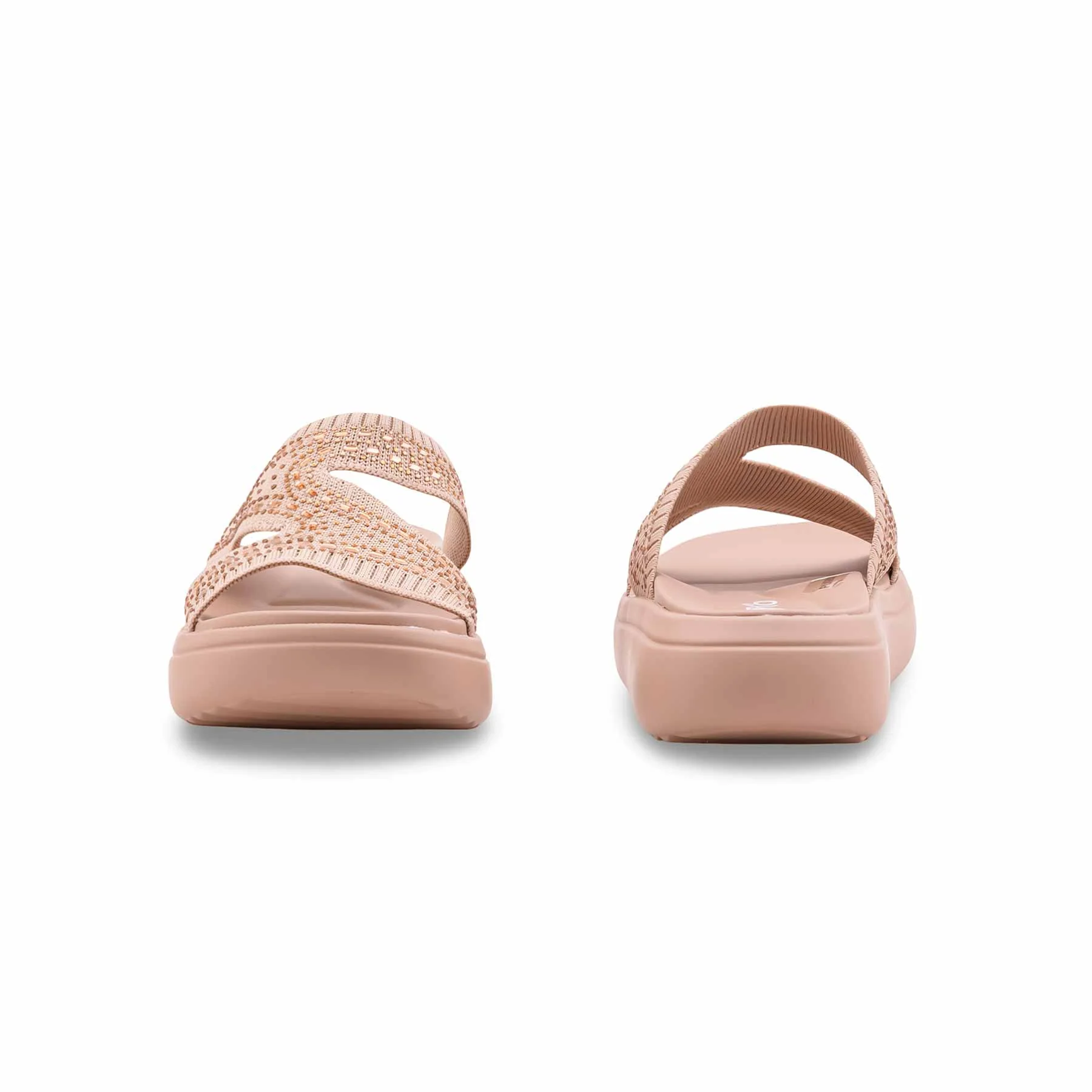 Beige Formal Slipper For Ladies PU0800 - Image 4