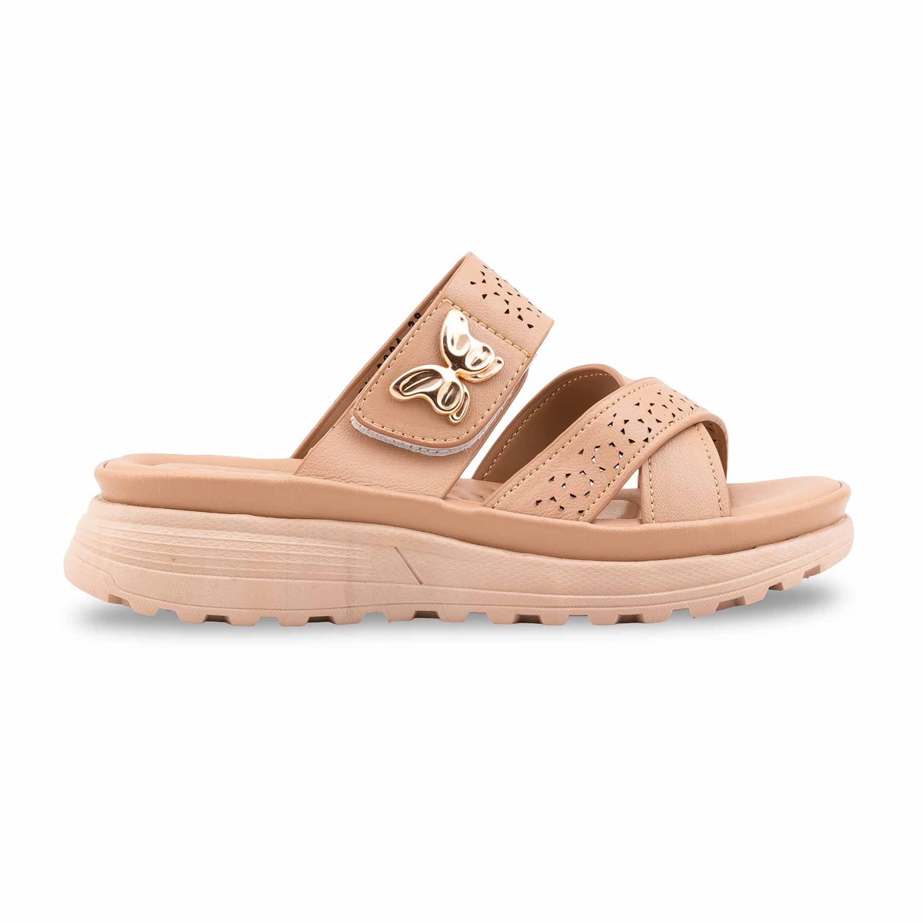 Beige Formal Slipper For Women PU0681 - Image 2
