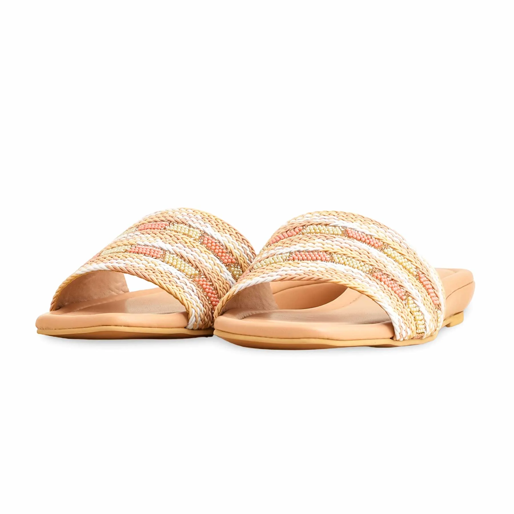 Beige Formal Slipper FR8359 - Image 3