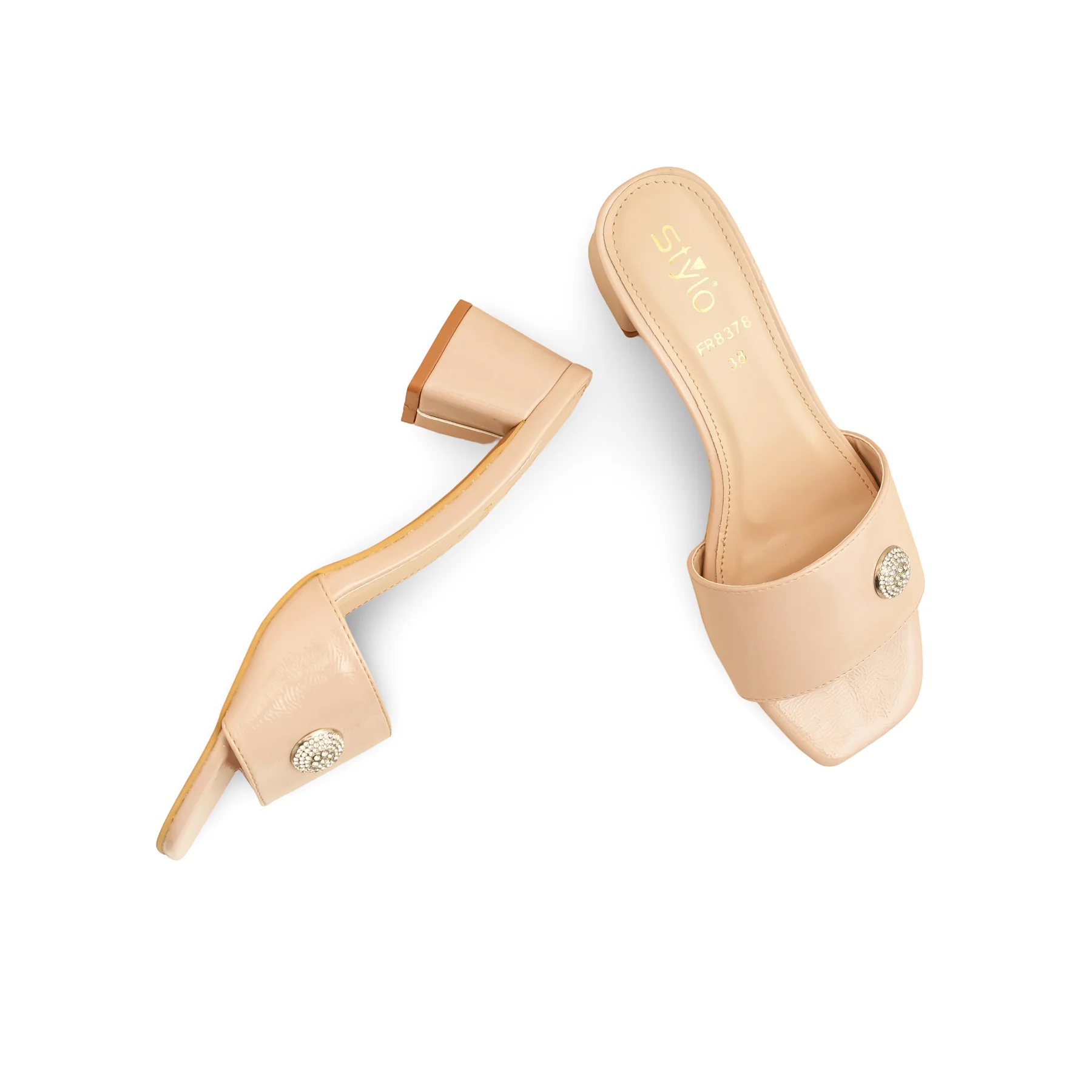 Beige Formal Slipper FR8378 - Image 5