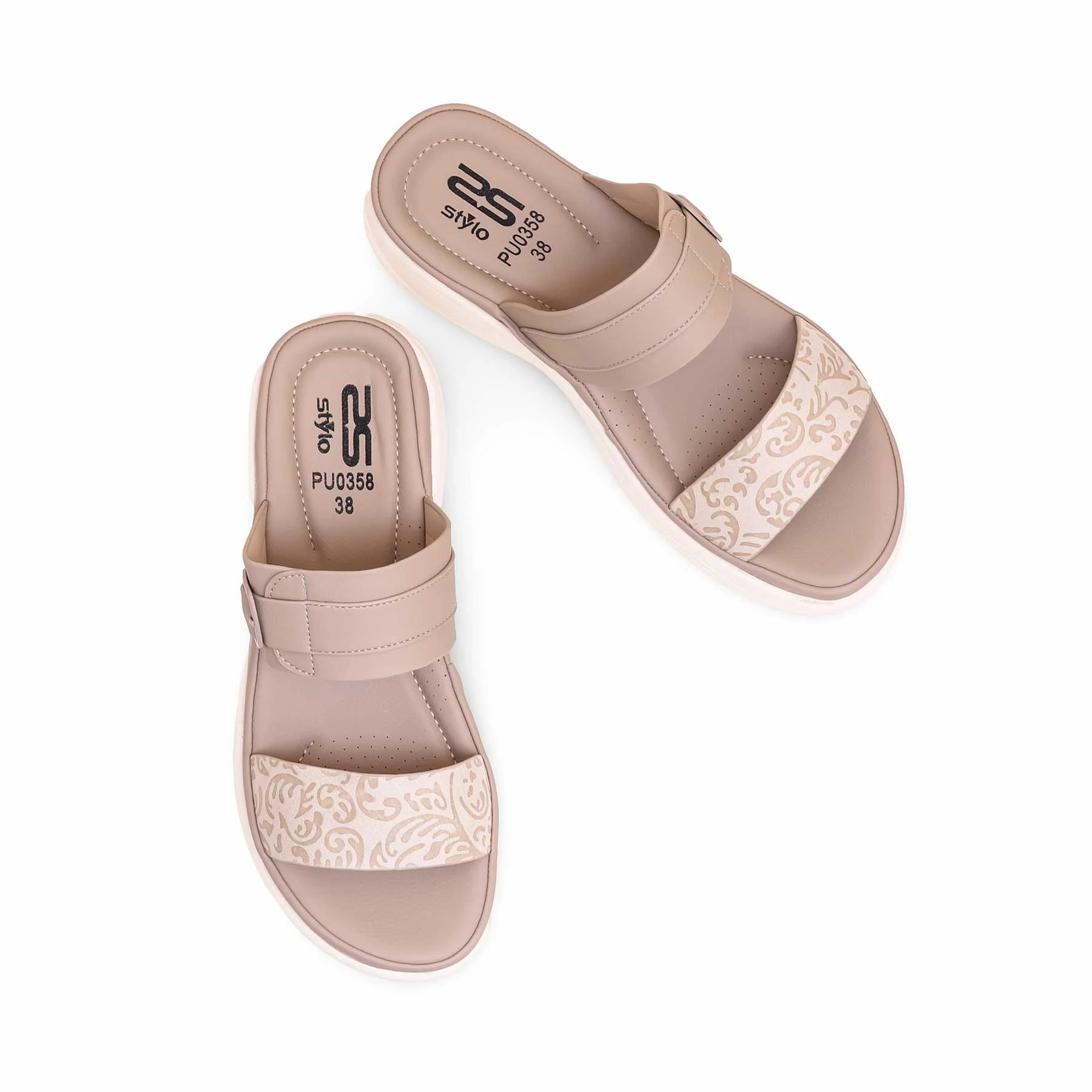 Beige Formal Slipper PU0358 - Image 5