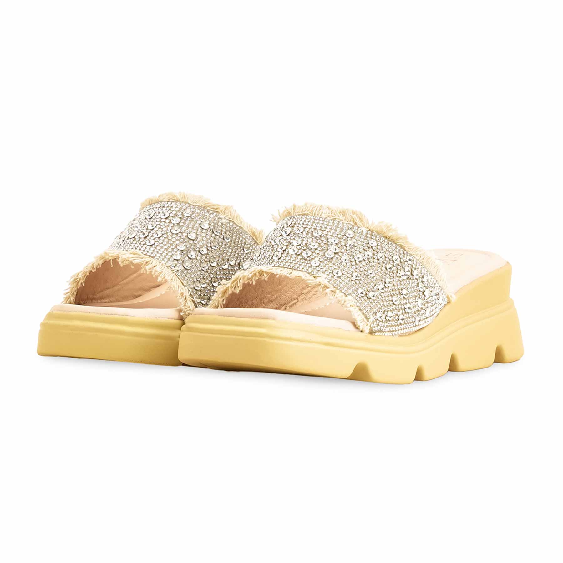 Beige Formal Slipper PU0505 - Image 3