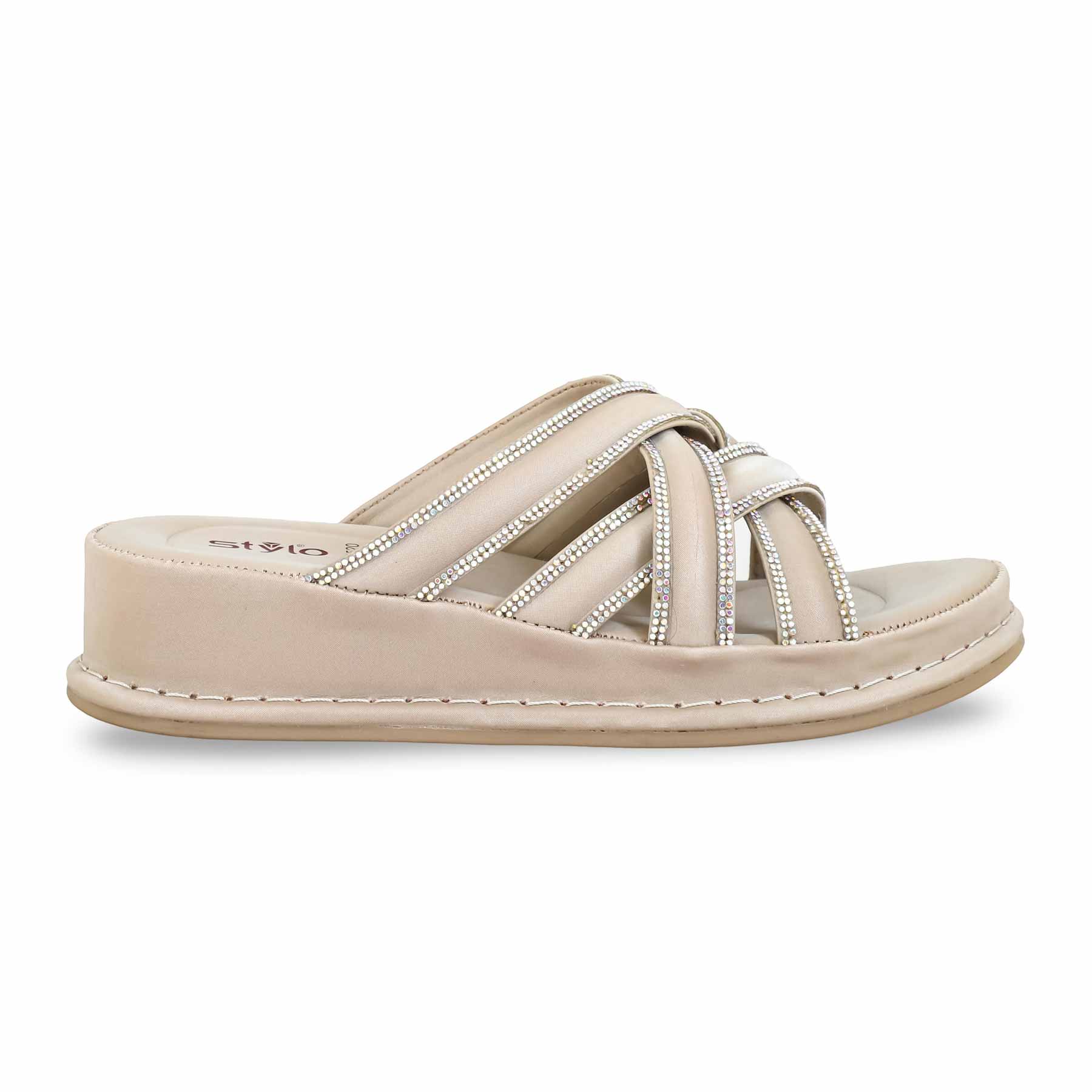 Beige Formal Slipper PU0520 - Image 2