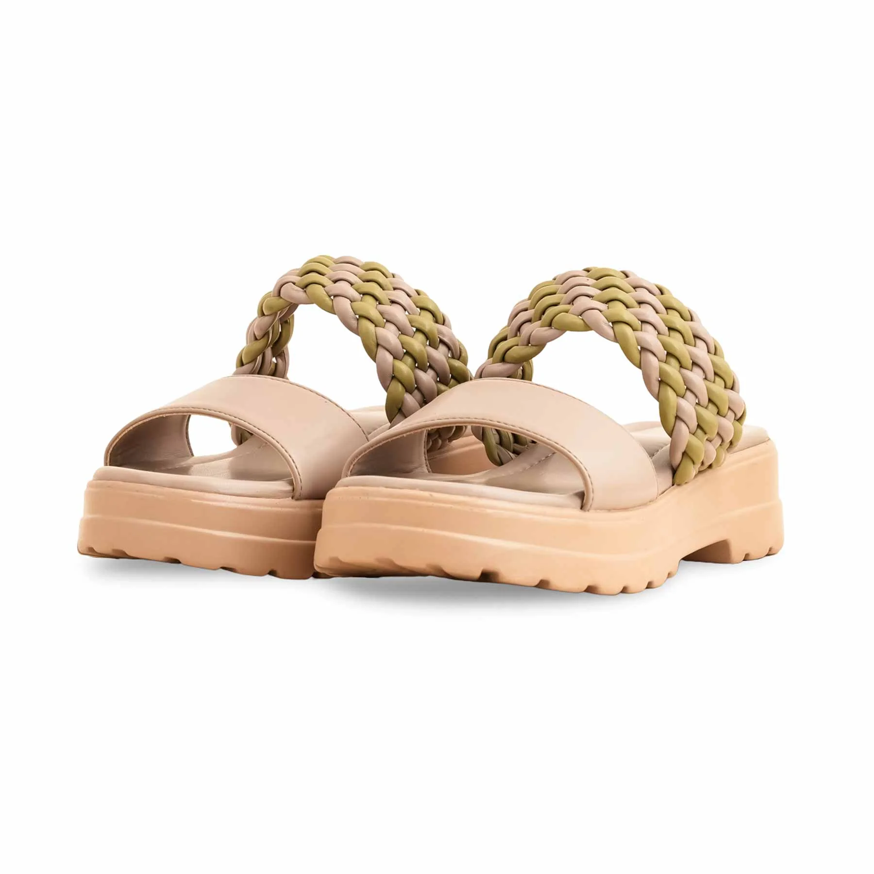 Beige Formal Slipper PU0527 - Image 3