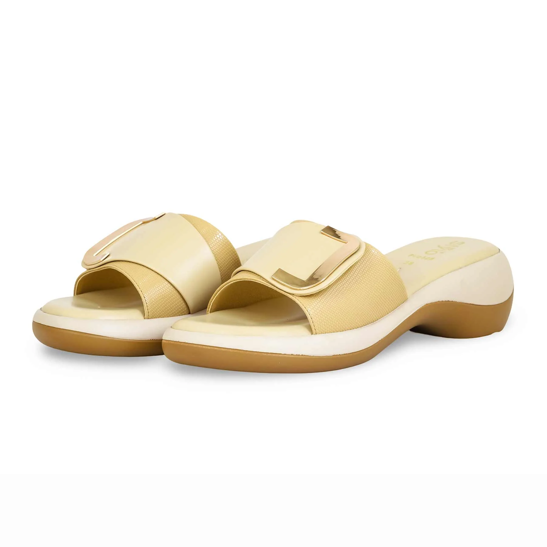 Beige Formal Slipper PU0528 - Image 3