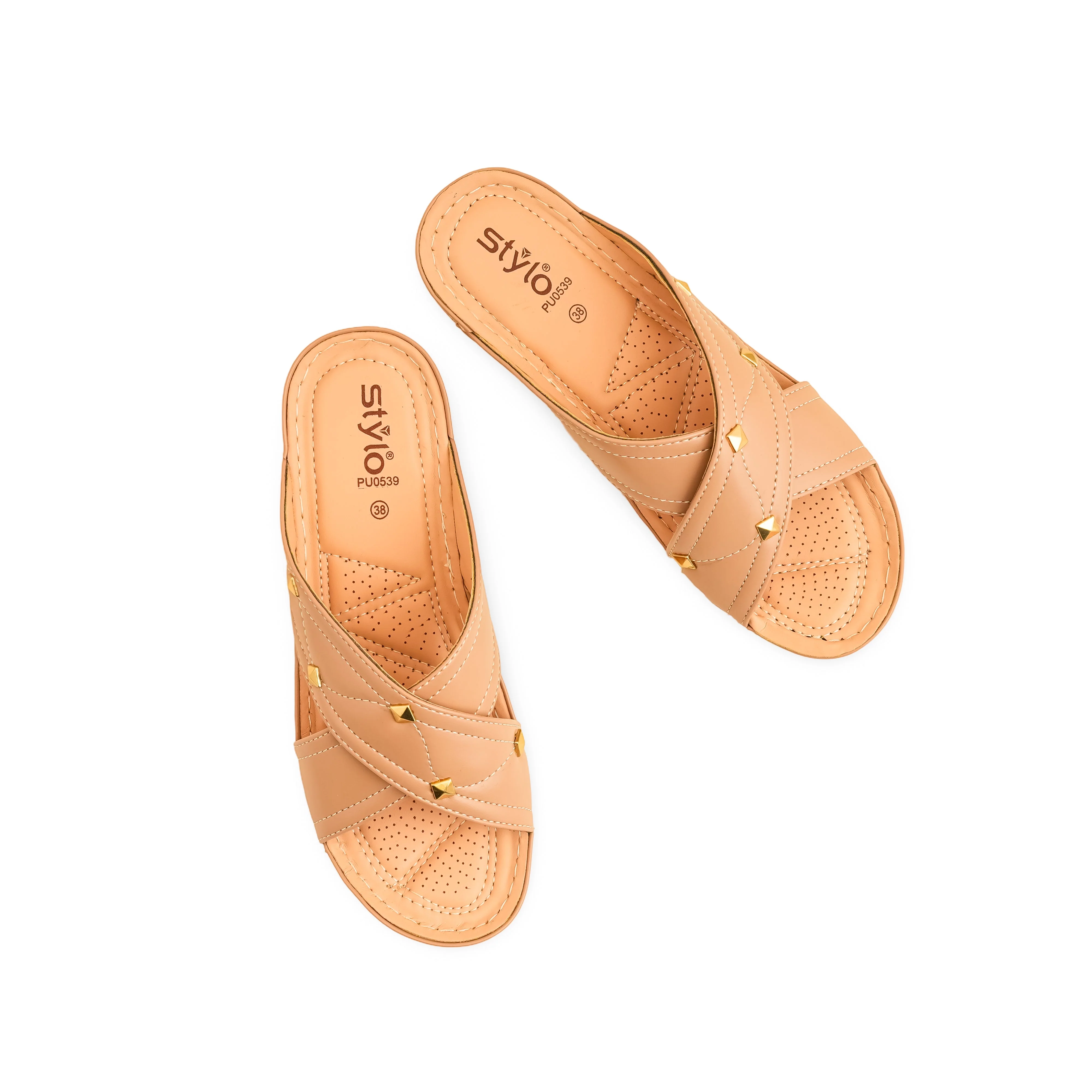 Beige Formal Slipper PU0539 - Image 5