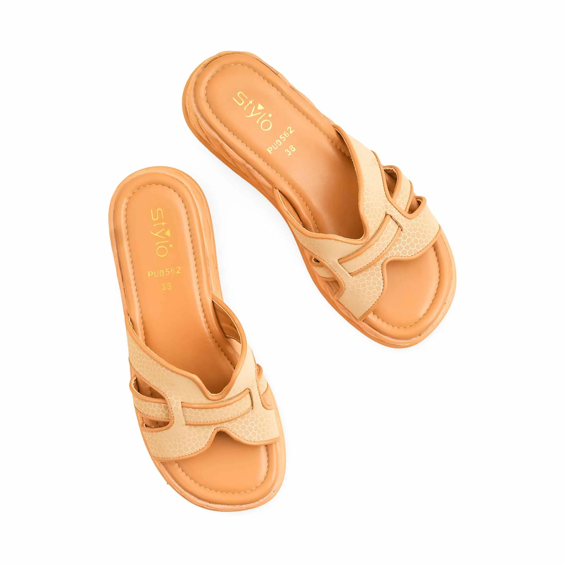 Beige Formal Slipper PU0562 - Image 5