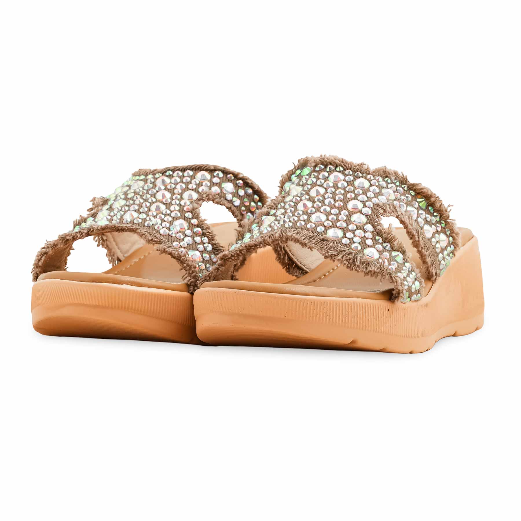 Beige Formal Slipper PU0576 - Image 3