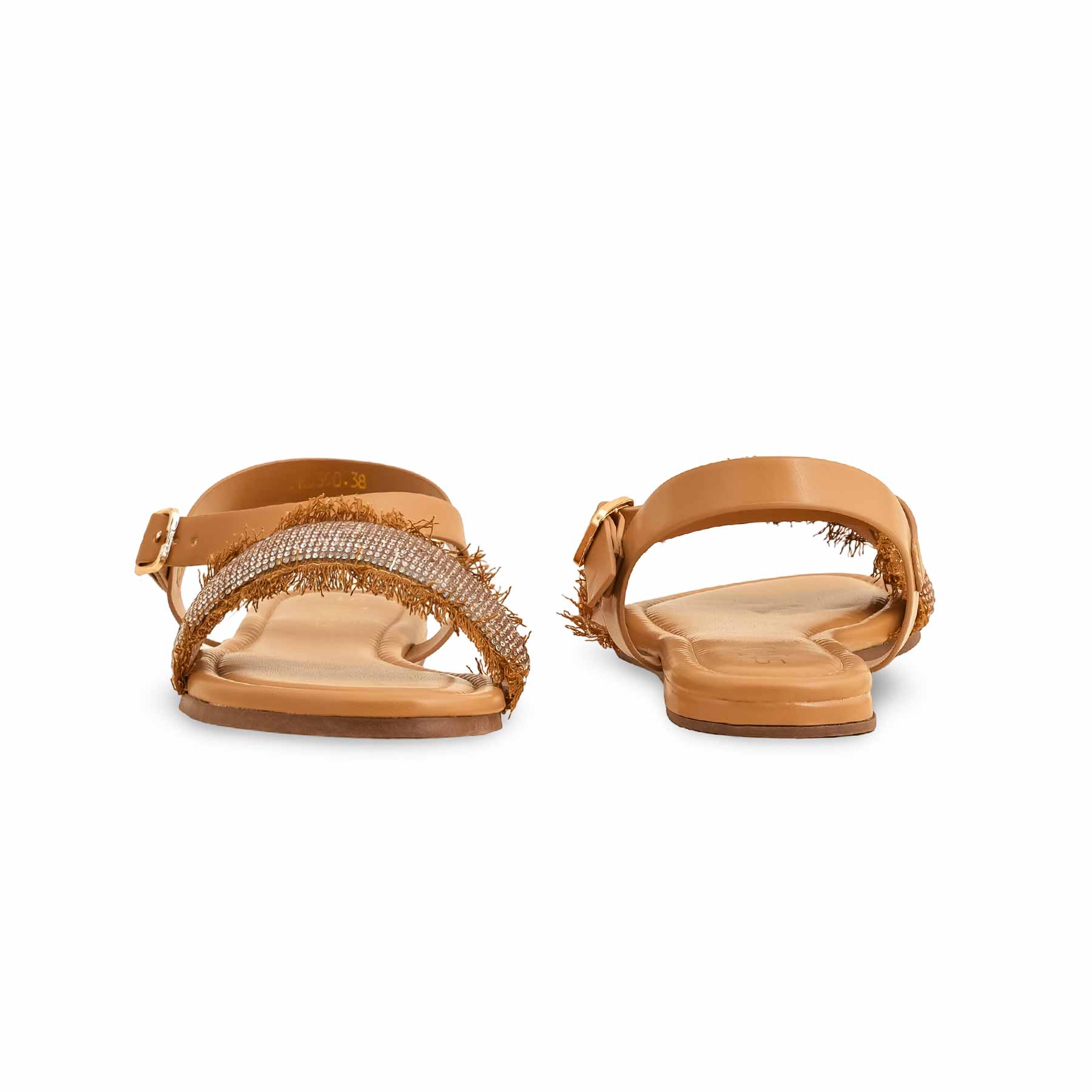 Beige Formal Women Sandal FR5390 - Image 4