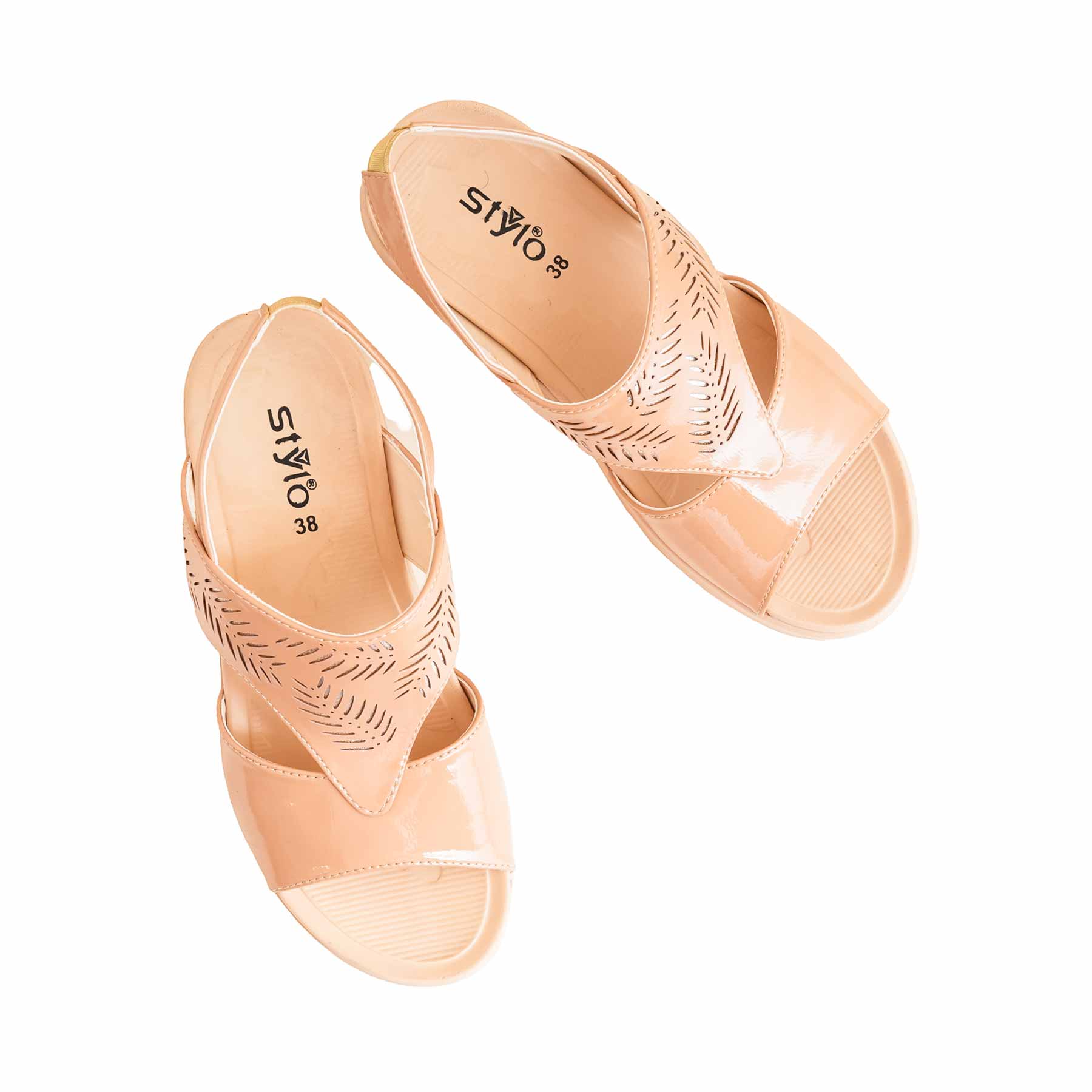 Beige Formal Women Sandal PU0137 - Image 4
