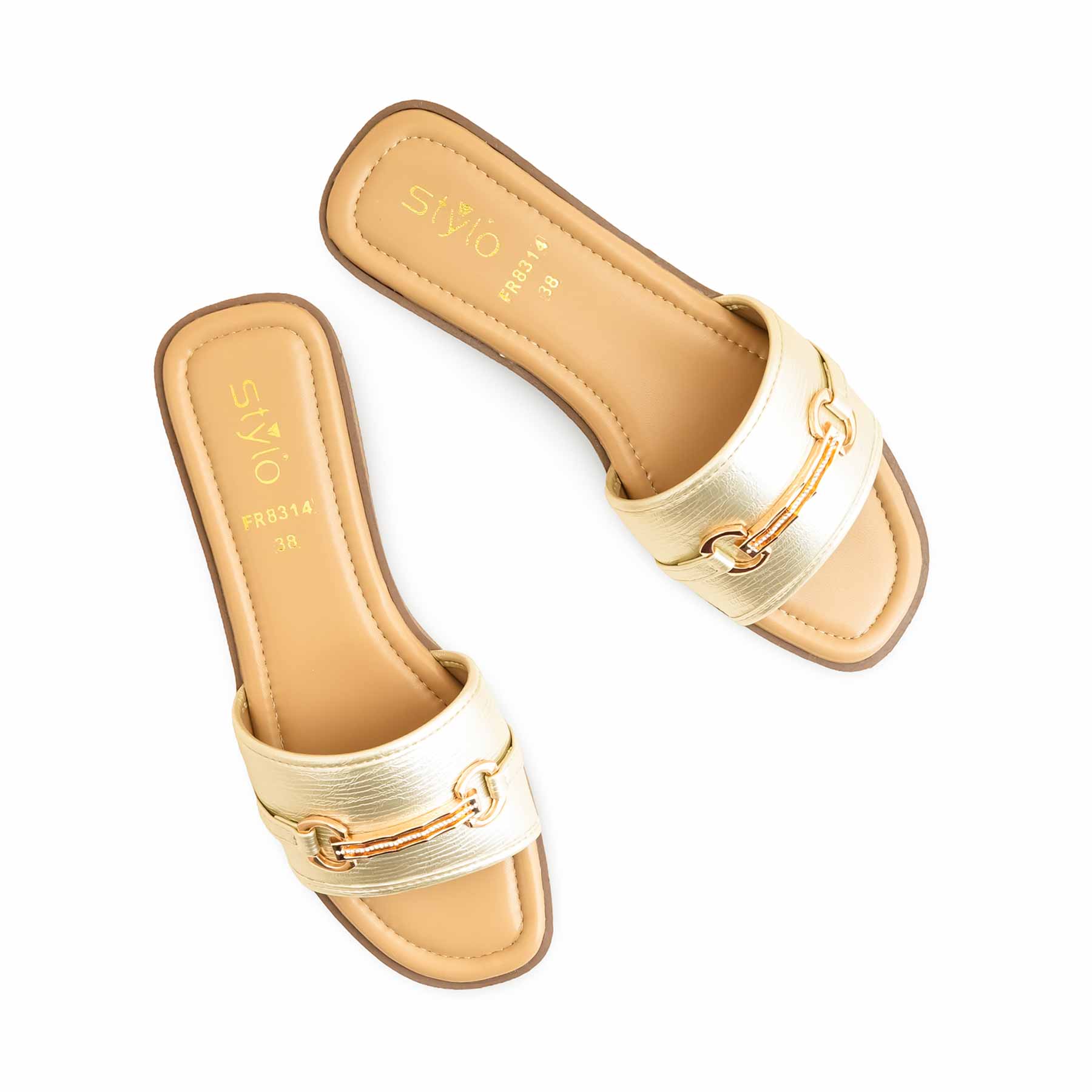 Beige Formal Women Slipper FR8314 - Image 5