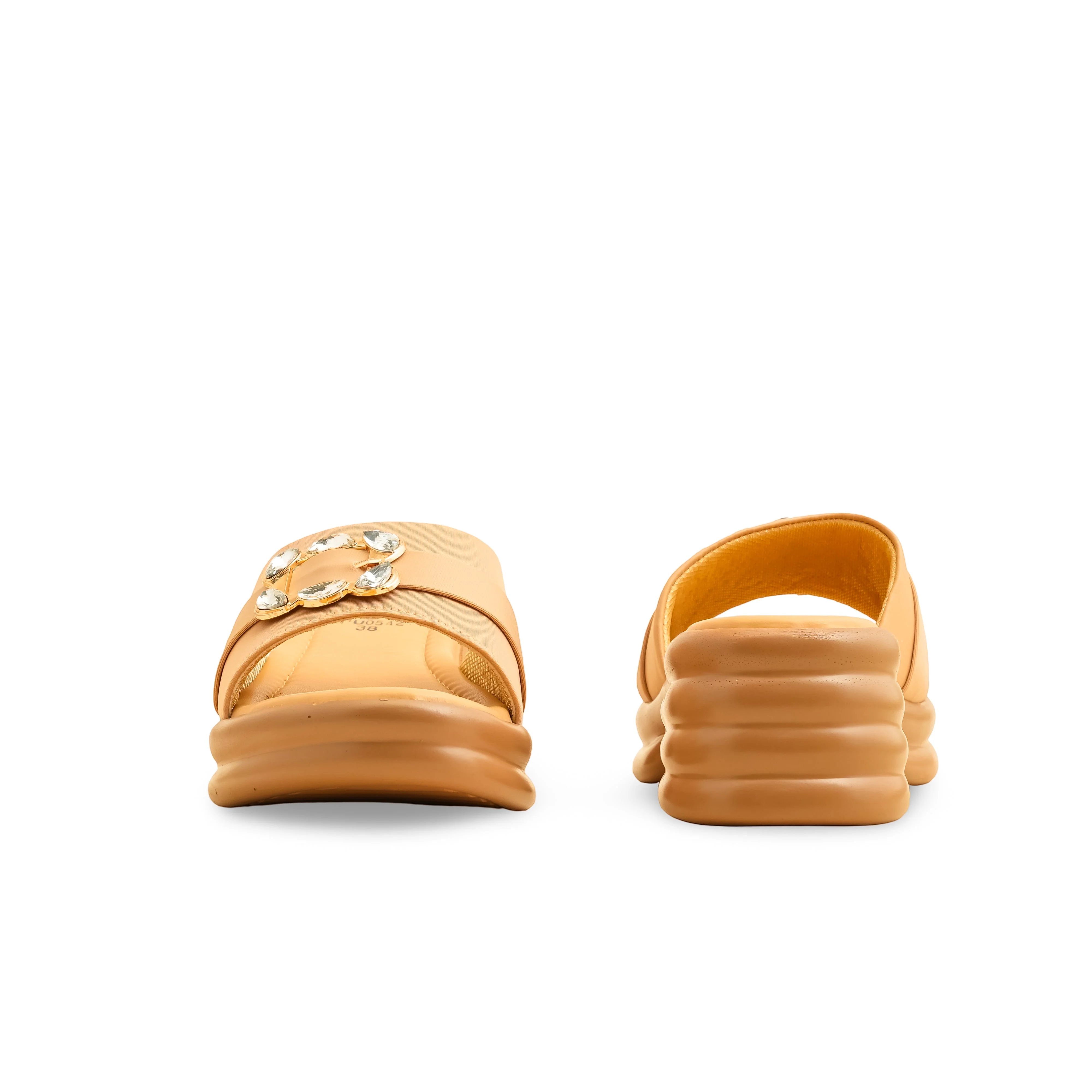 Beige Formal Women Slipper PU0542 - Image 4