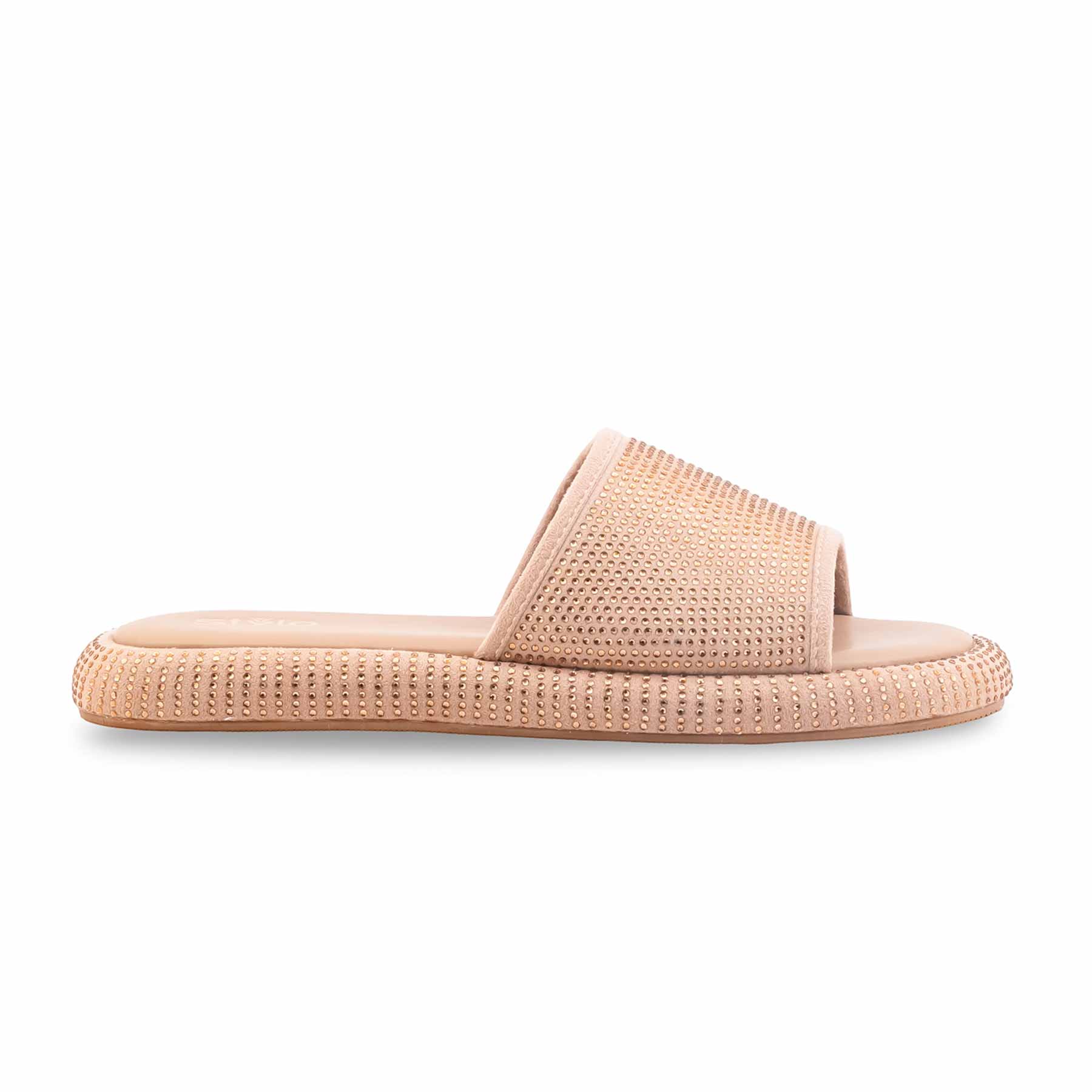 Beige Formal Women Slipper PU0748 - Image 2