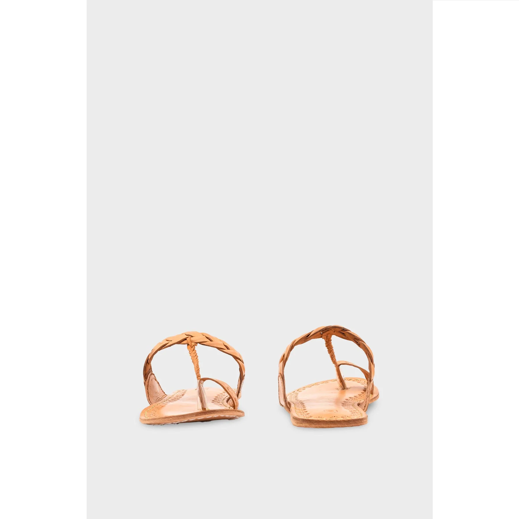 Beige Kolapoori Chappal EC0258 - Image 4
