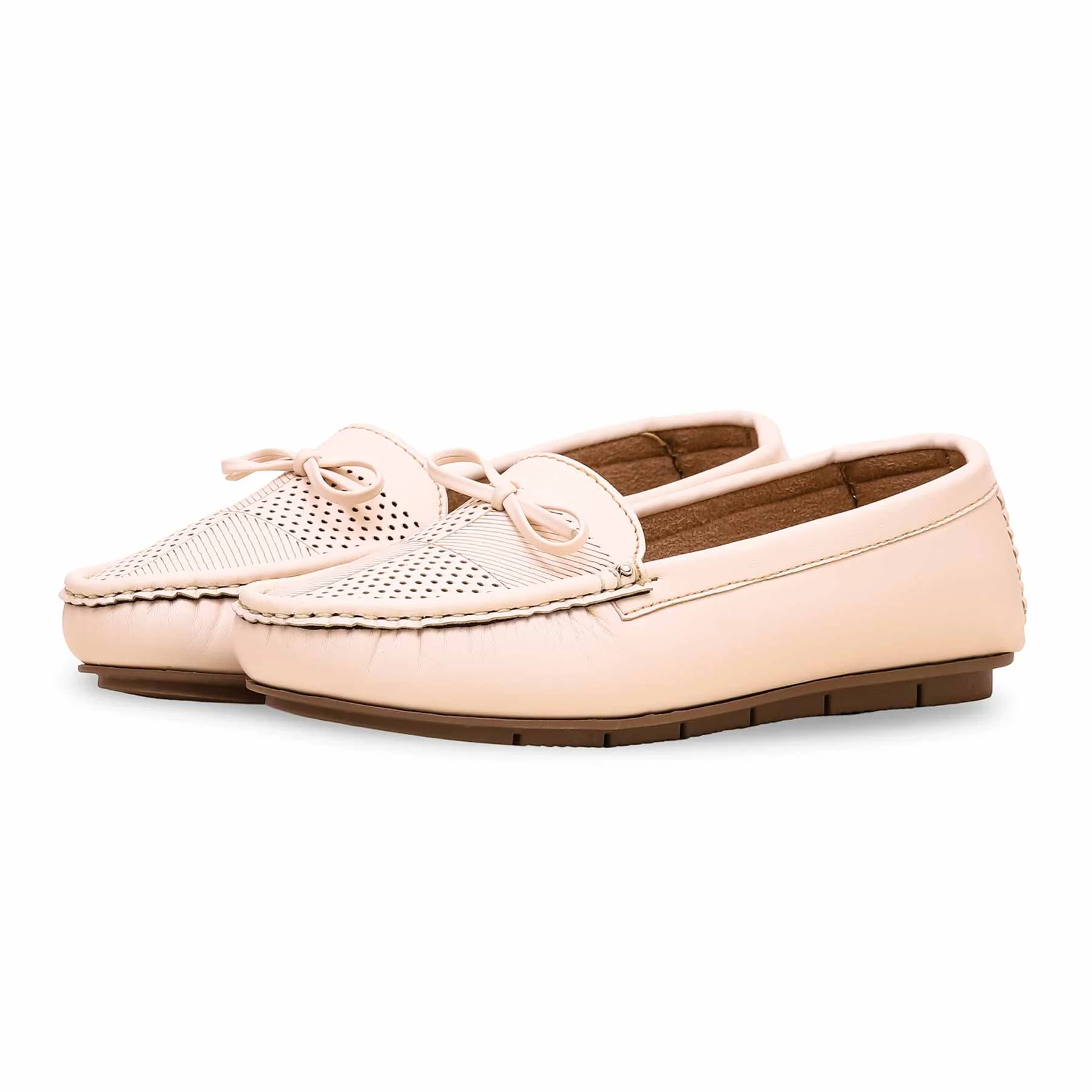 Beige Moccasin WN4325 - Image 2
