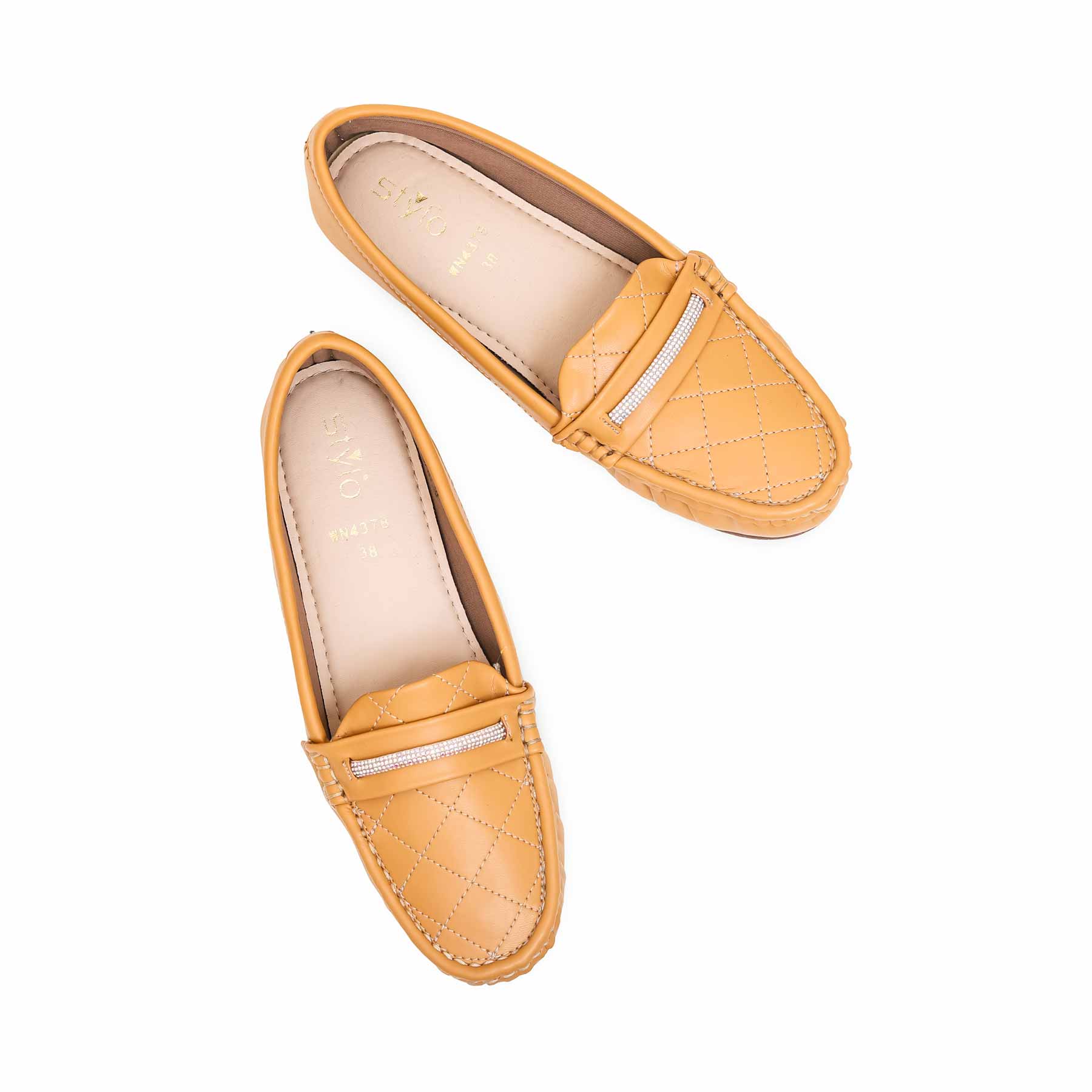 Beige Moccasin WN4378 - Image 4