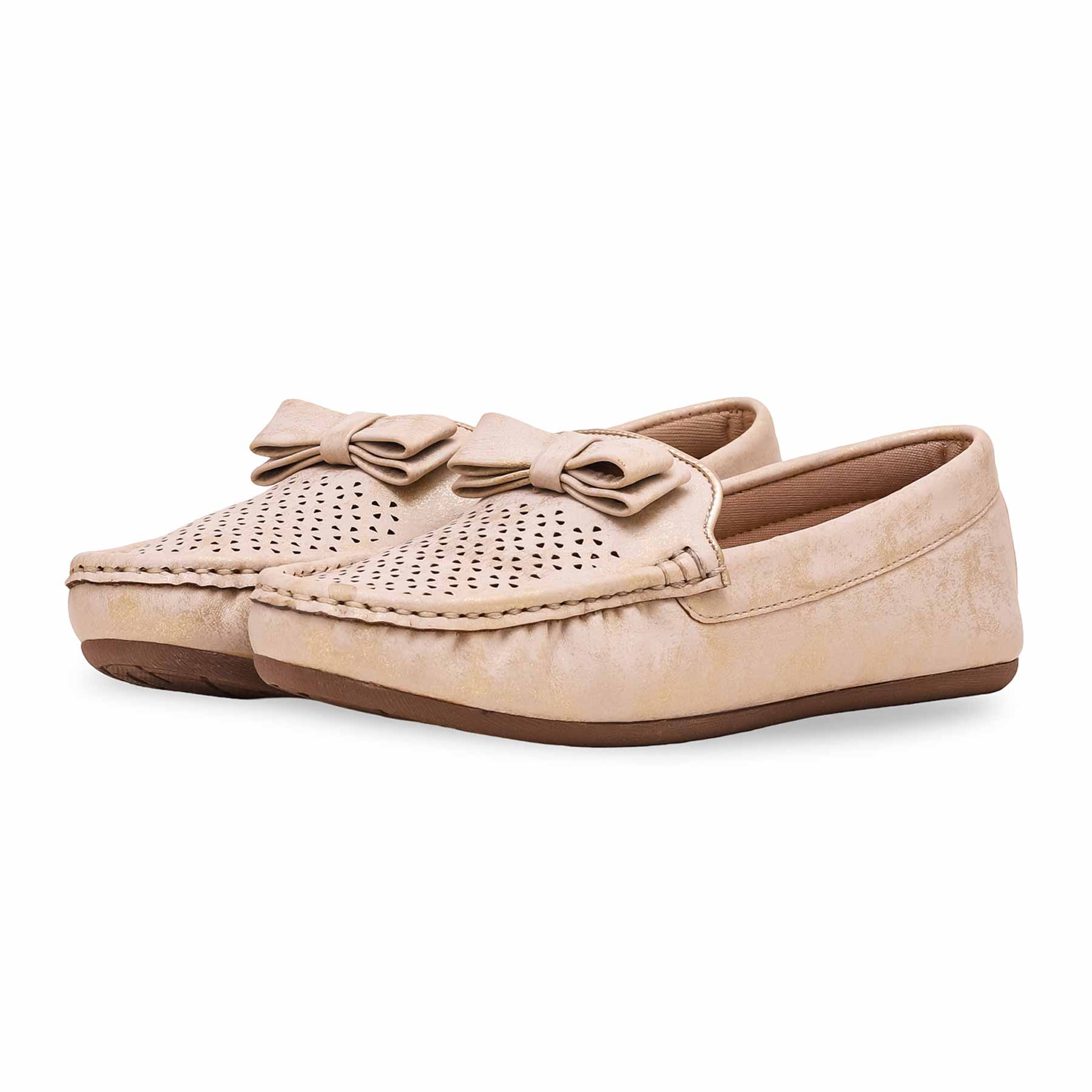 Beige Moccasin WN4437 - Image 2