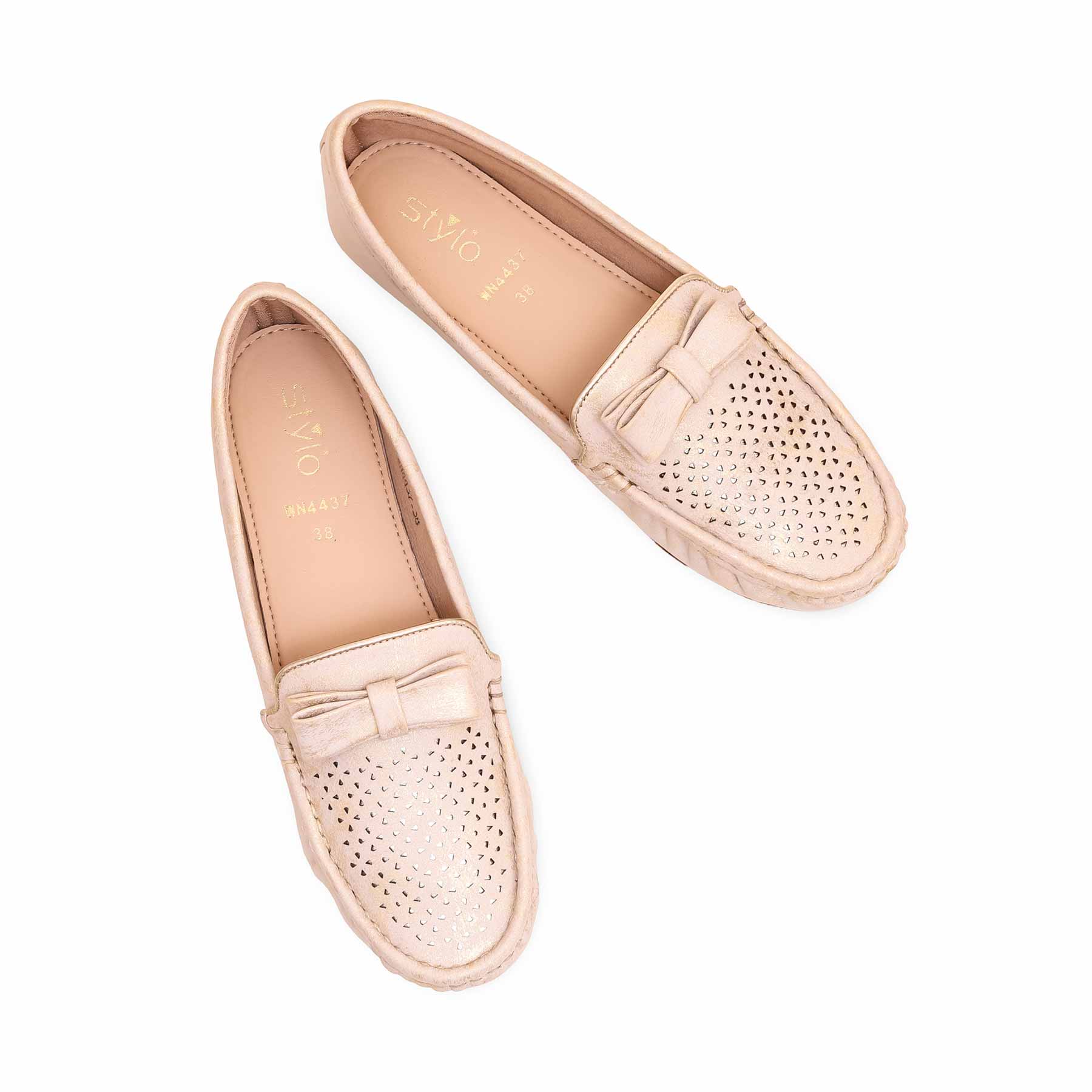 Beige Moccasin WN4437 - Image 4