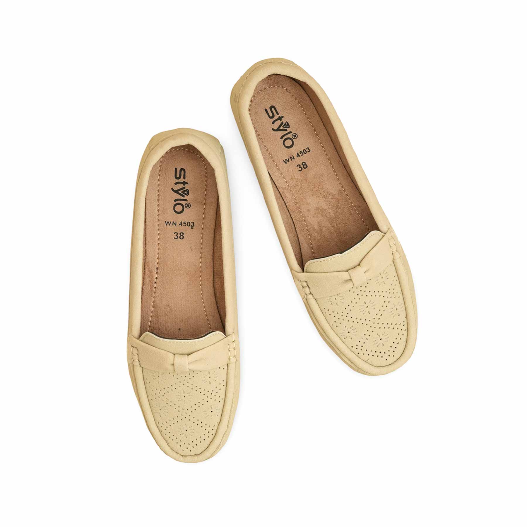 Beige Moccasin WN4503 - Image 5