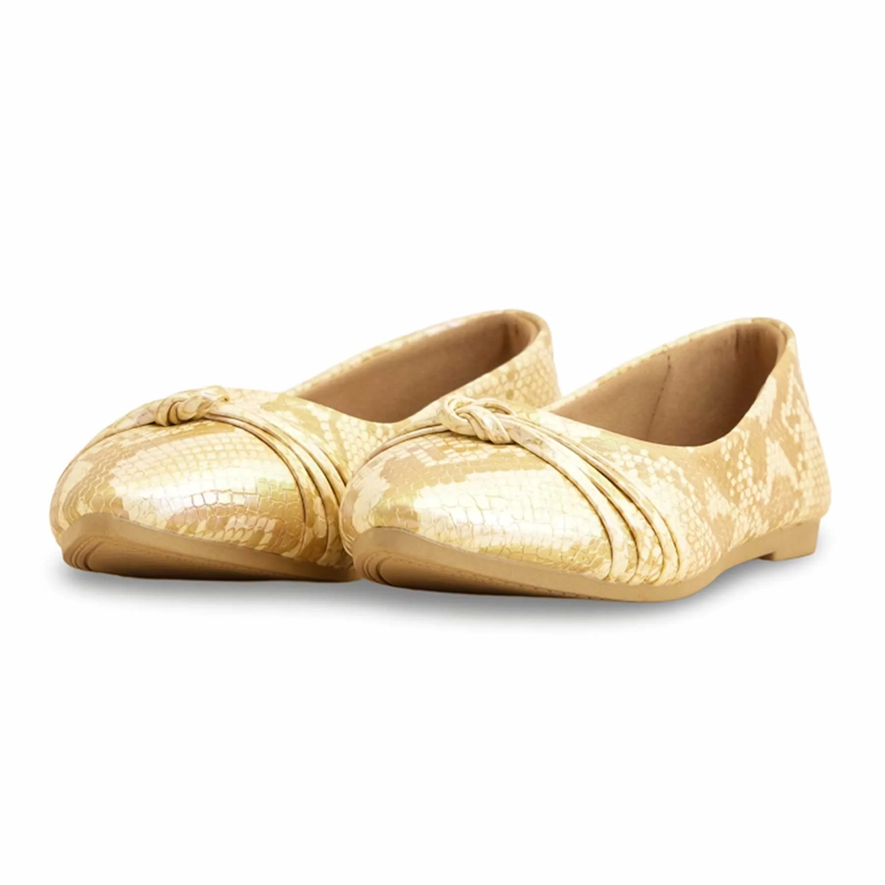 Beige Pumps For Ladies WN1165 - Image 2