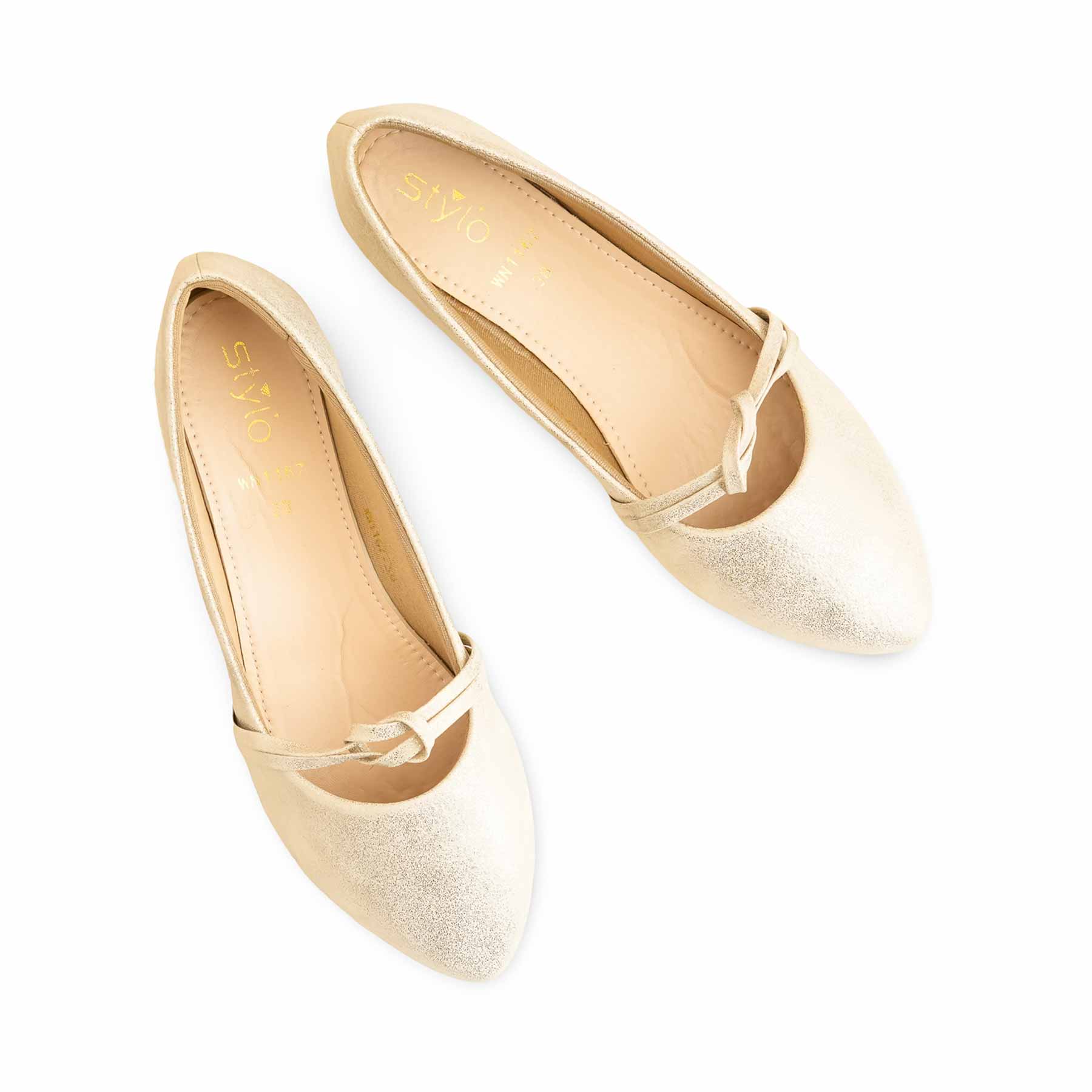 Beige Pumps For Ladies WN1167 - Image 5