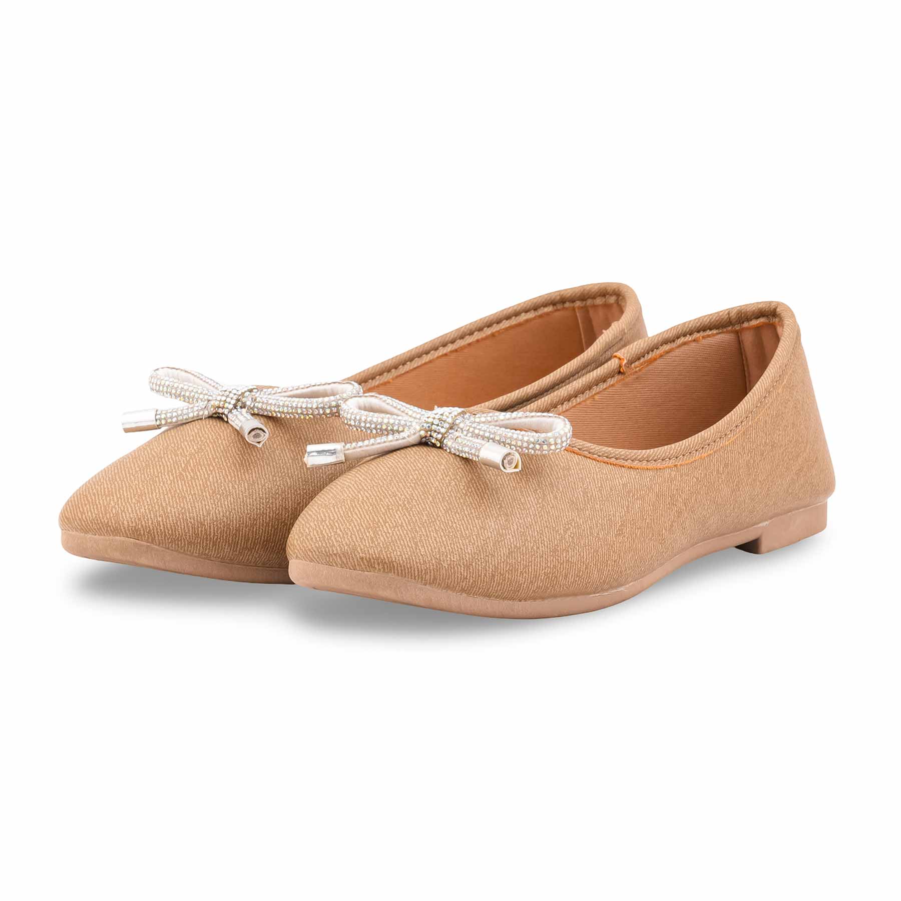 Beige Pumps For Ladies WN1228 - Image 3