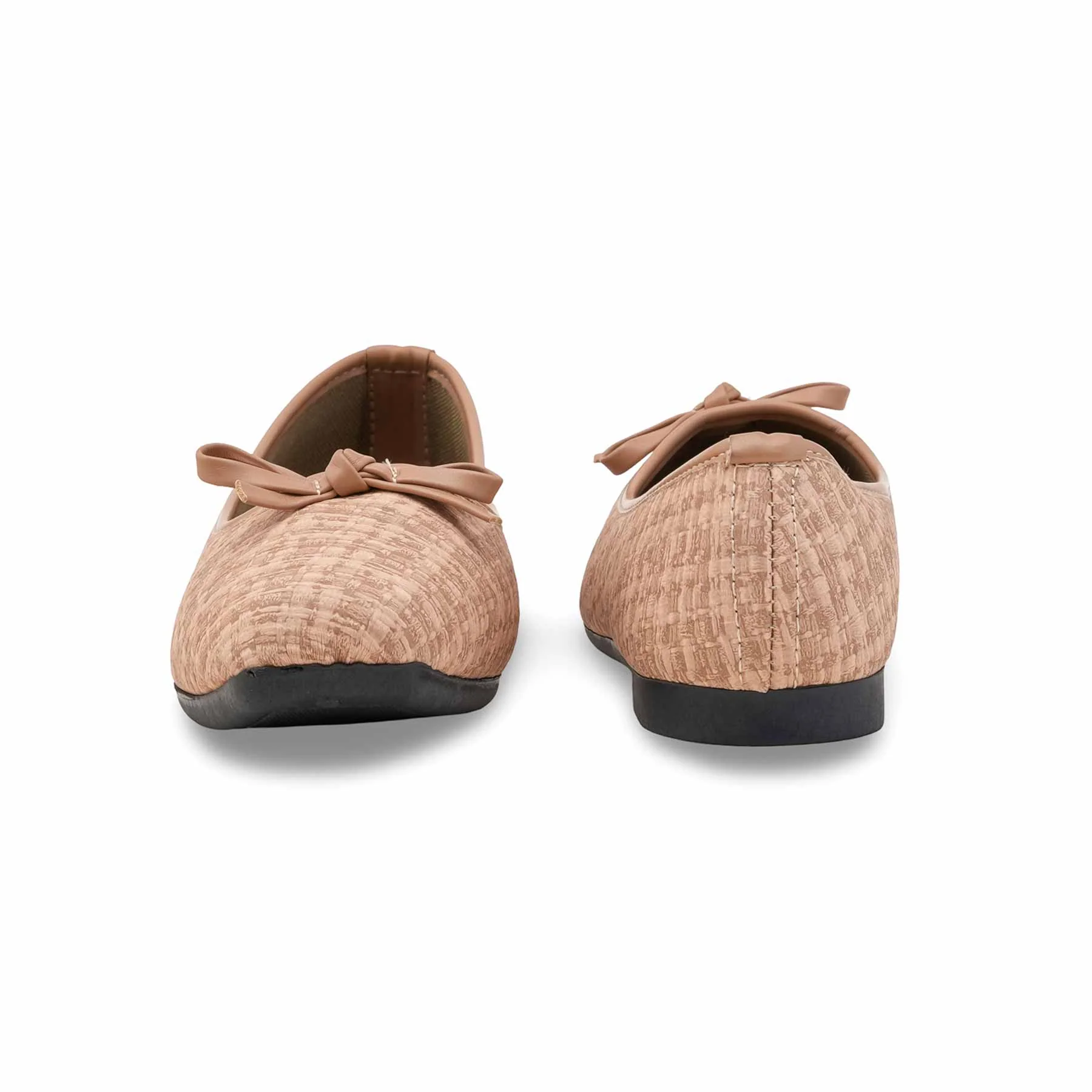Beige Pumps For Ladies WN1260 - Image 4