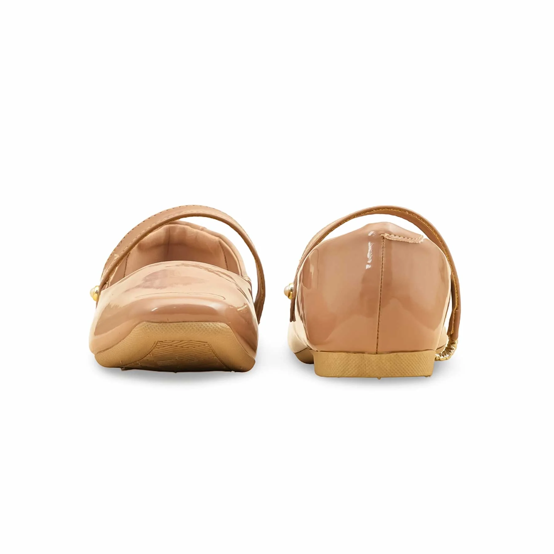 Beige Pumps For Ladies WN1299 - Image 4