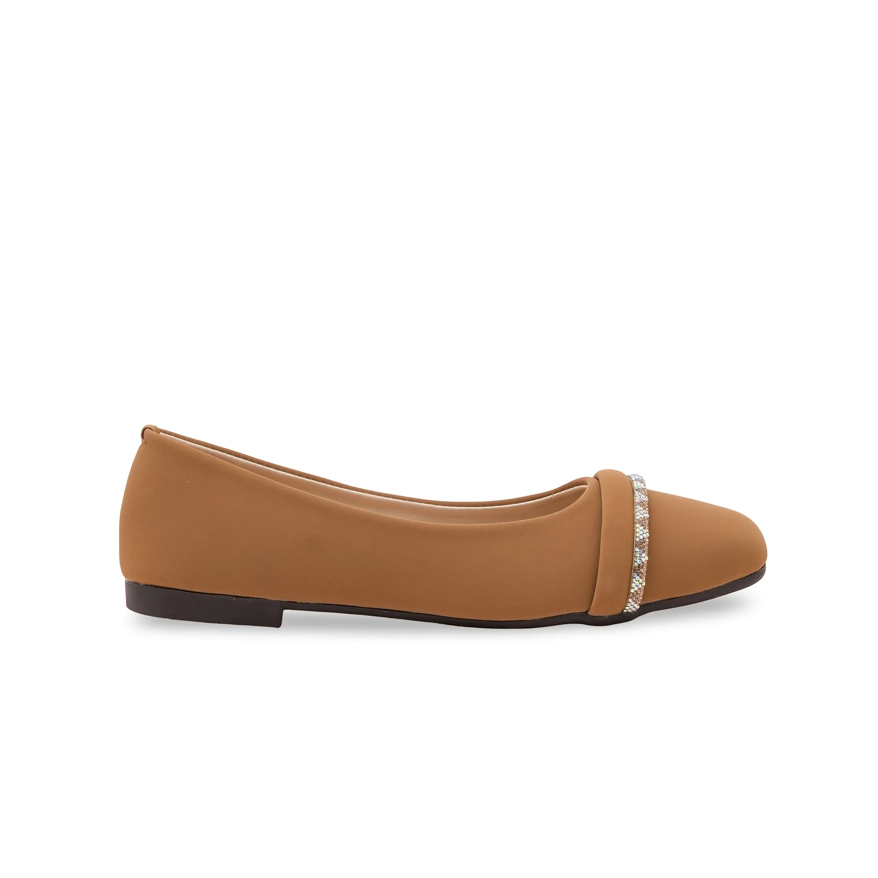 Beige Pumps For Ladies WN1339 - Image 3