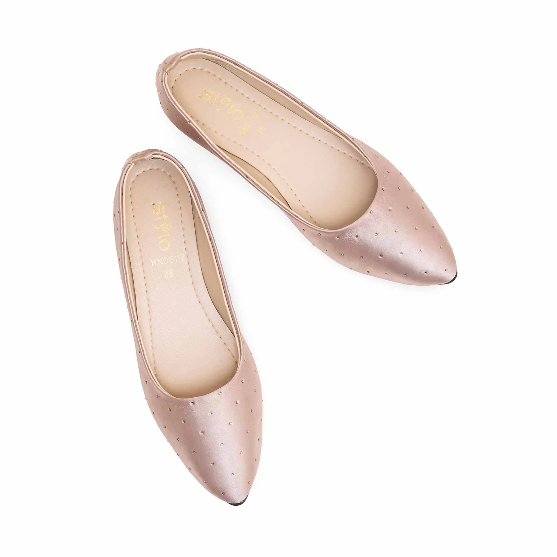 Beige Pumps WN0977 - Image 4