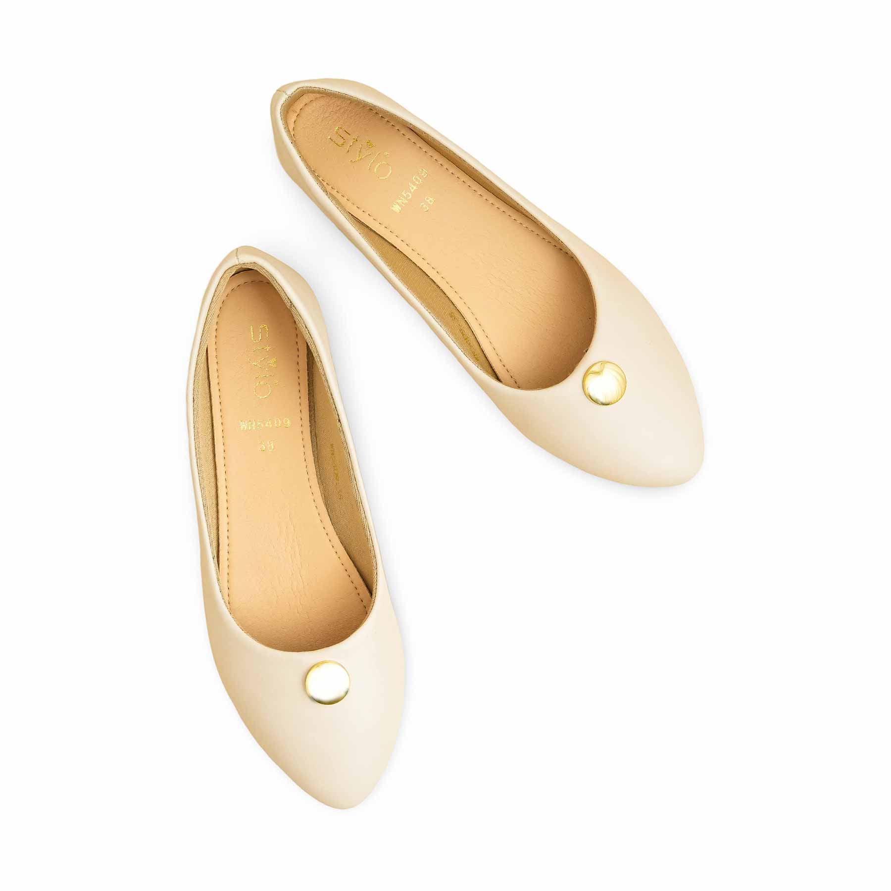 Beige Pumps WN5409 - Image 6