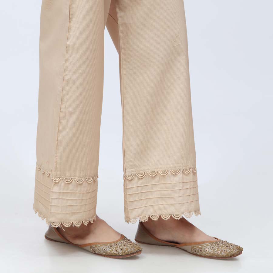 Beige Striper Broshia Straight Fit Trouser PW3622 - Image 2