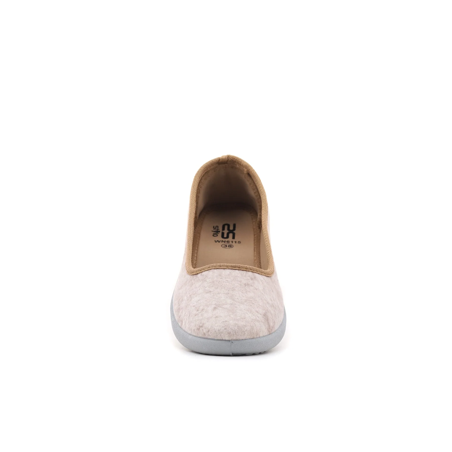 Beige Casual Slip On WN6115 - Image 3