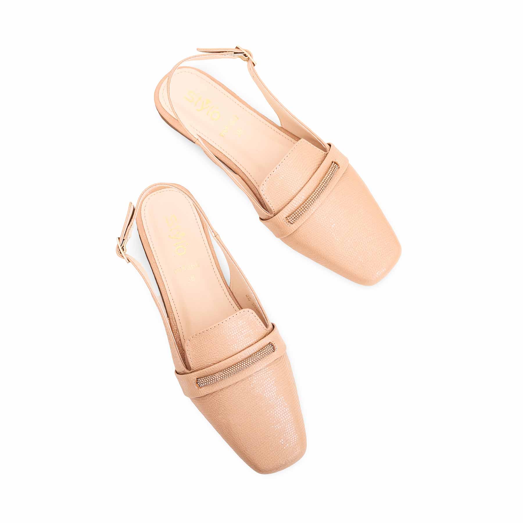 Beige Sling Back WN5360 - Image 5