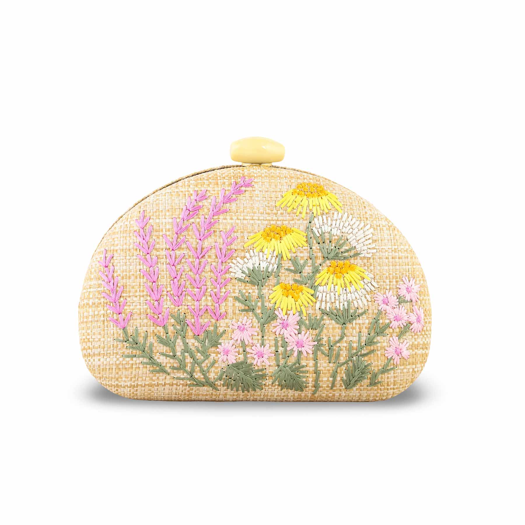 Beige Women Fancy Clutch P24388 - Image 2