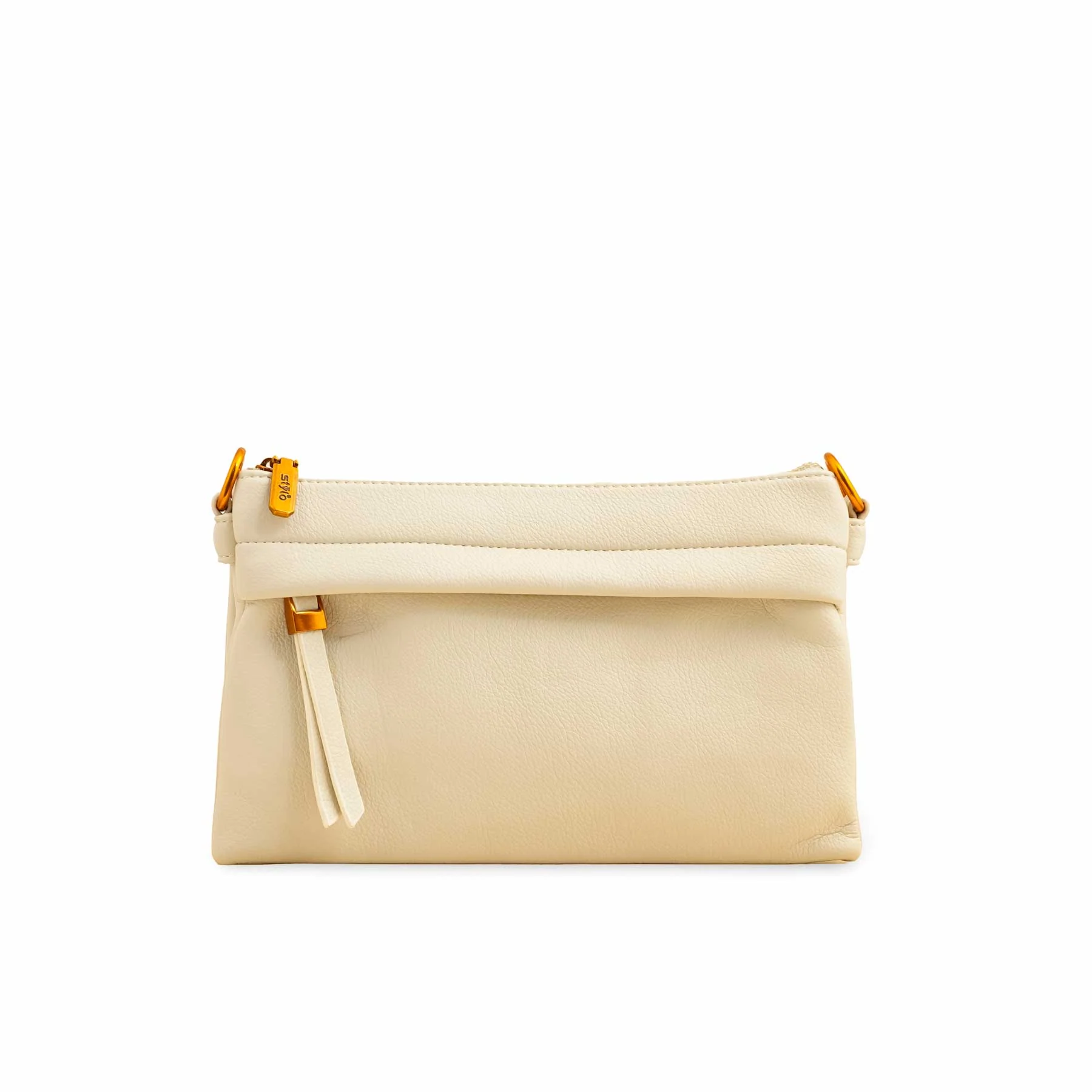 Beige Women Formal Shoulder Bag P36363 - Image 2